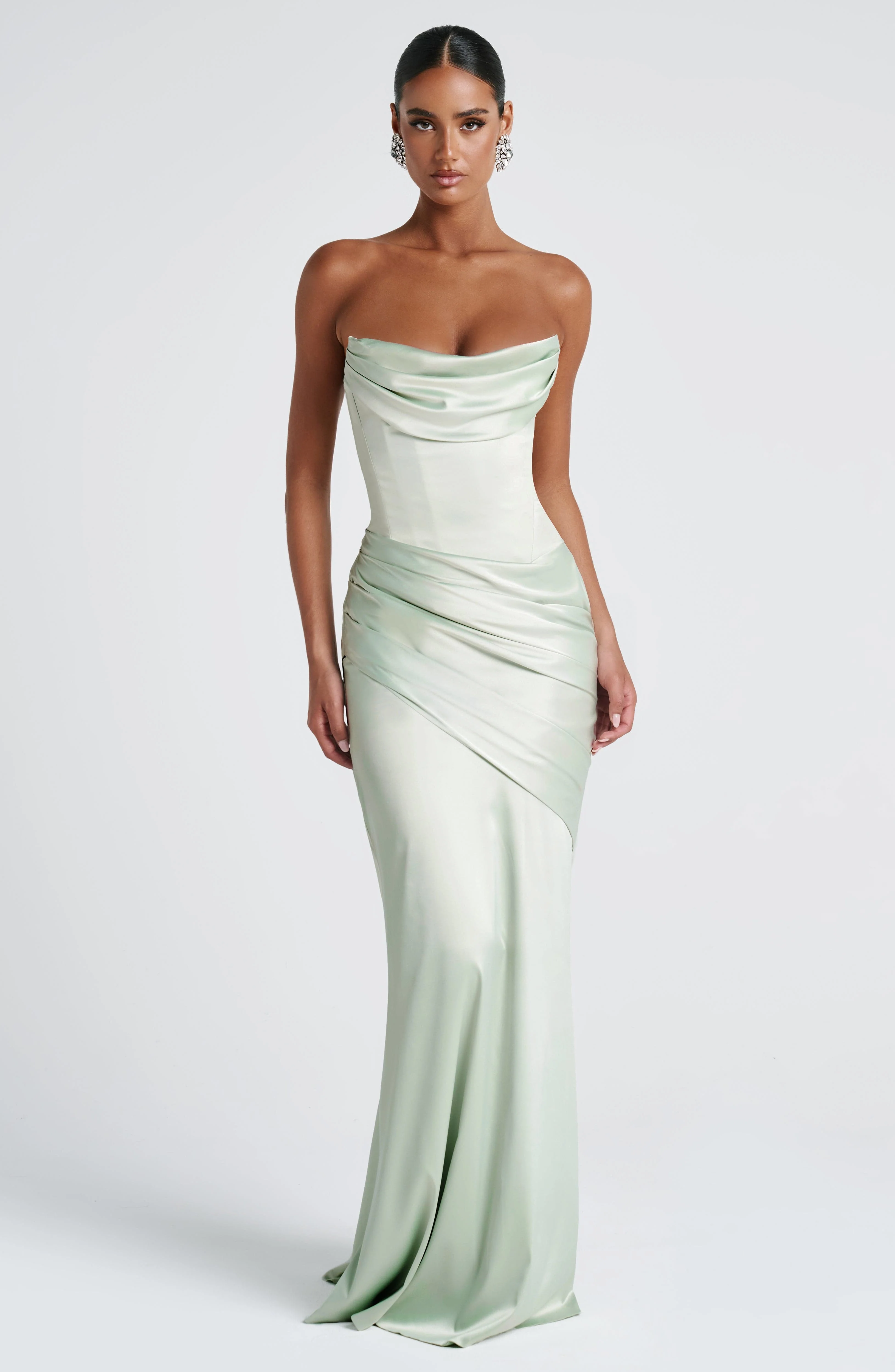 Kensington Maxi Dress - Mint - Image 10
