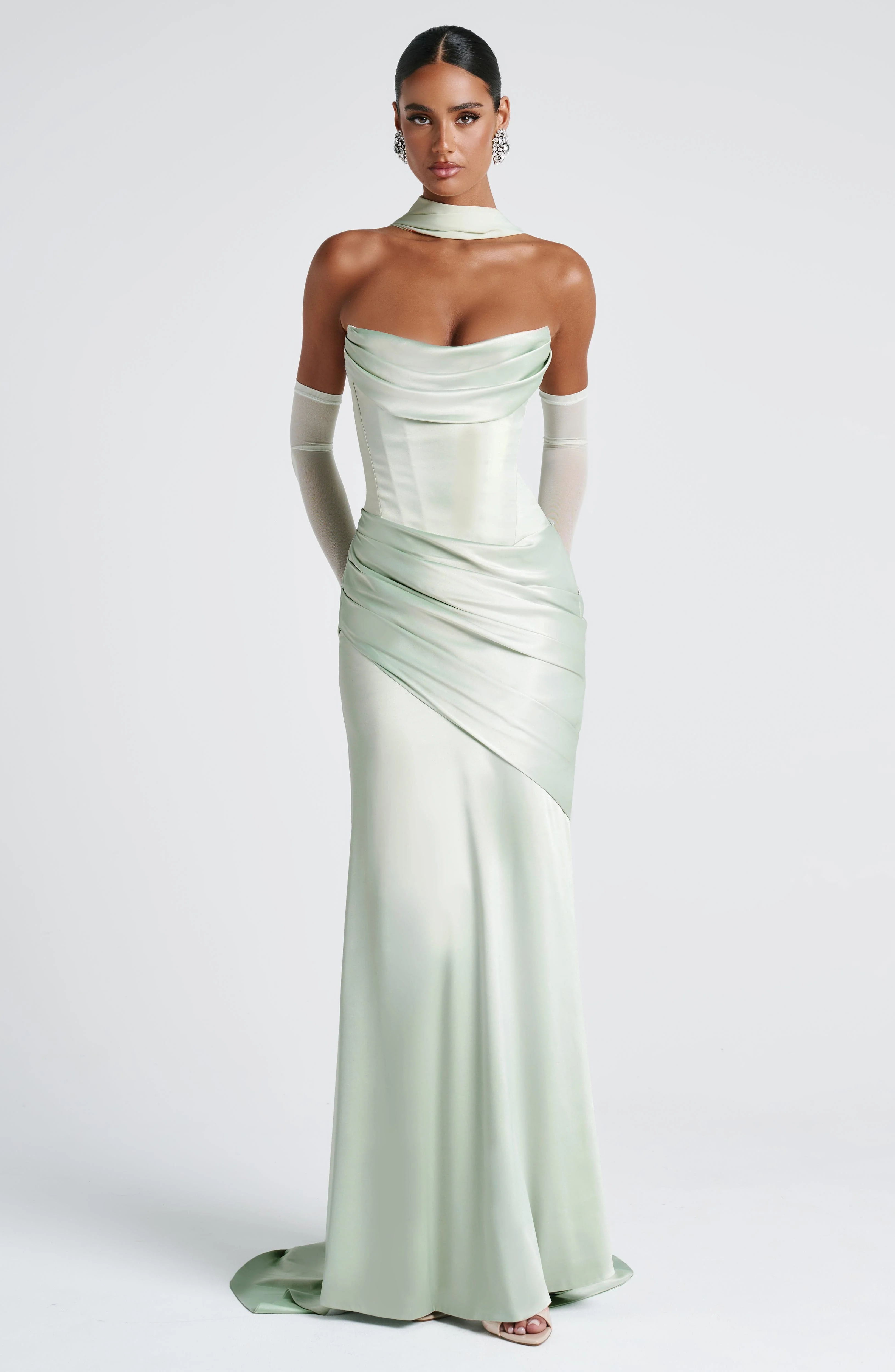 Kensington Maxi Dress - Mint - Image 14