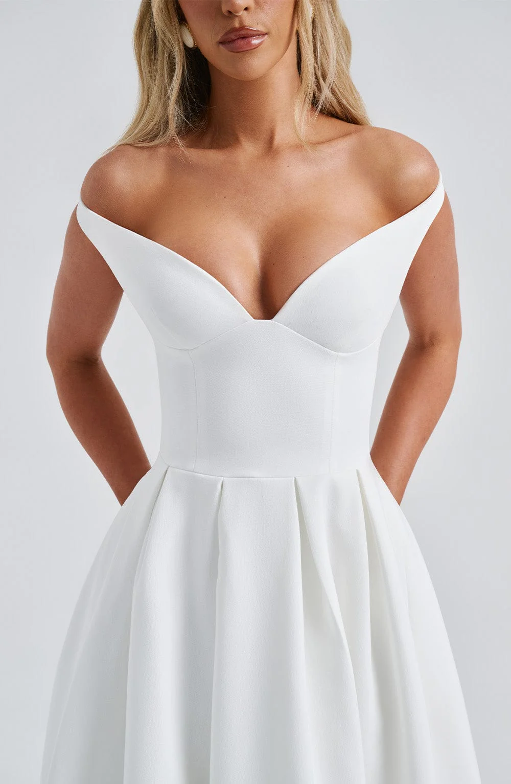 Lanetta Midi Dress - Ivory - Image 5