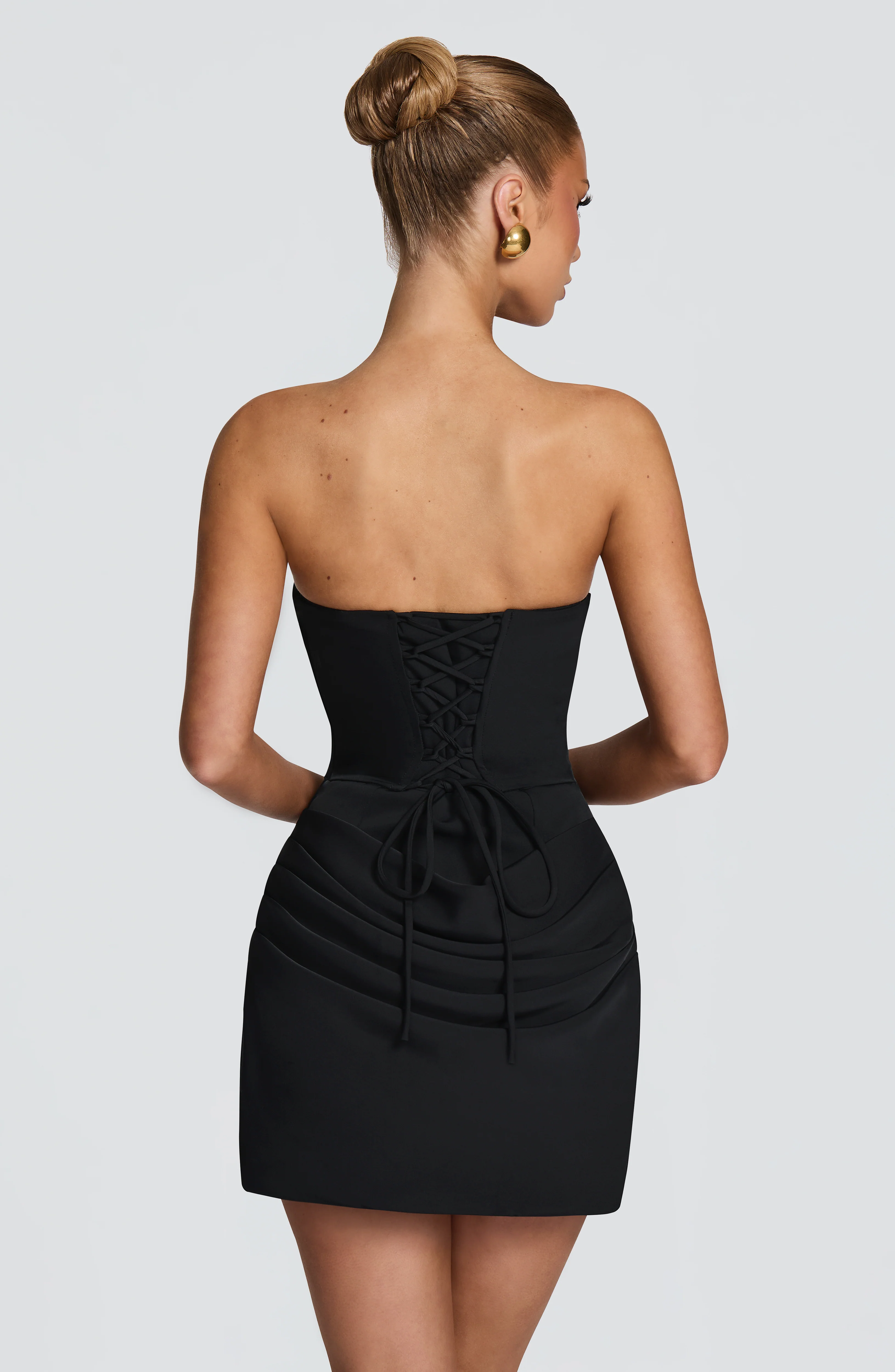 Lauren Mini Dress - Black - Image 2