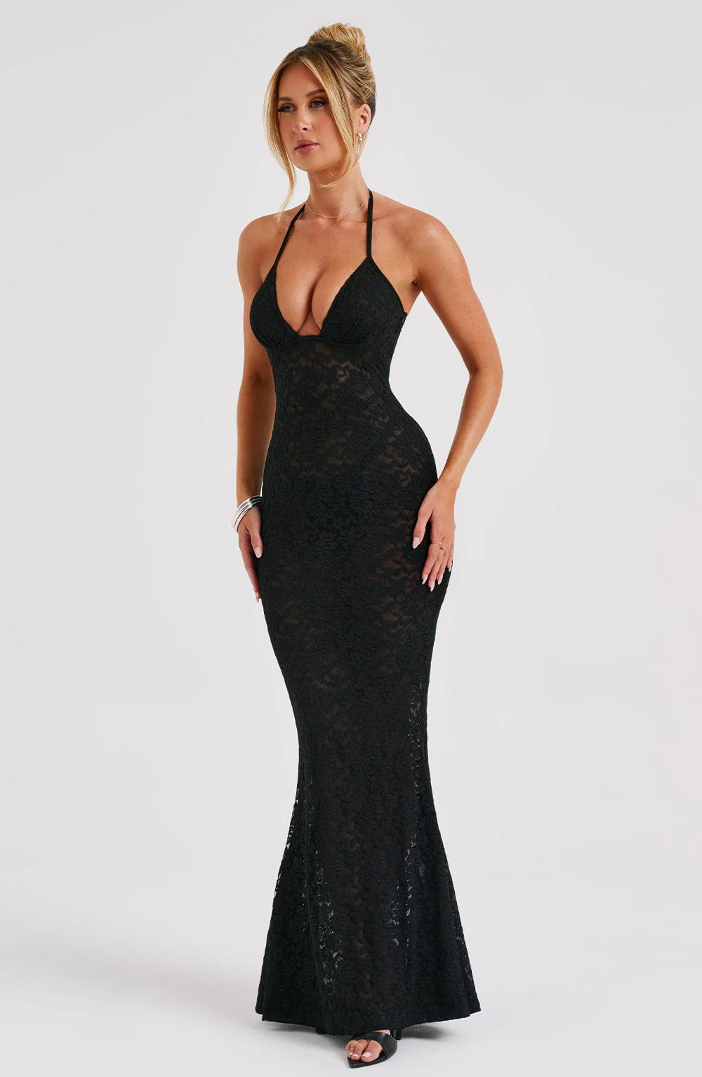 Leilina Maxi Dress - Black - Image 5