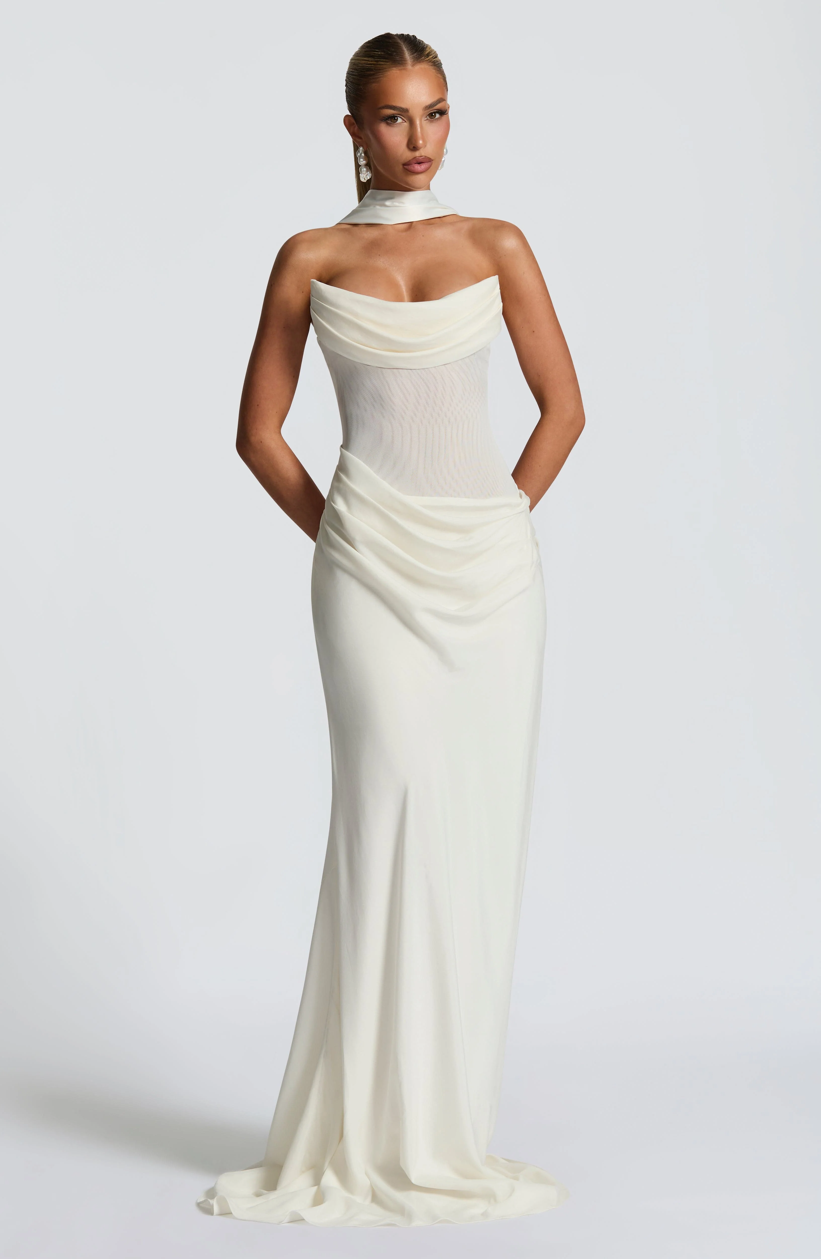 Liora Maxi Dress - Ivory - Image 2
