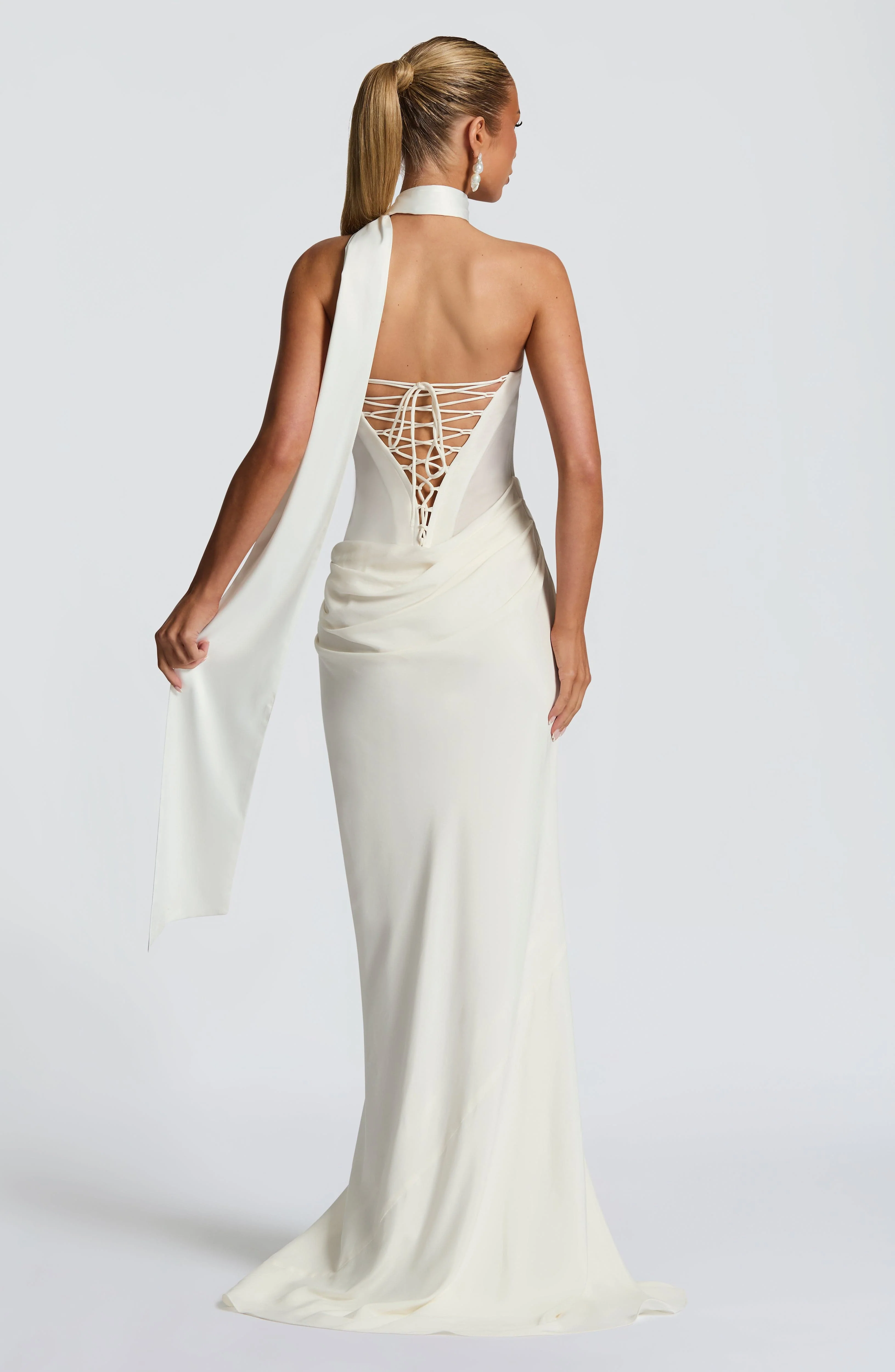 Liora Maxi Dress - Ivory - Image 3