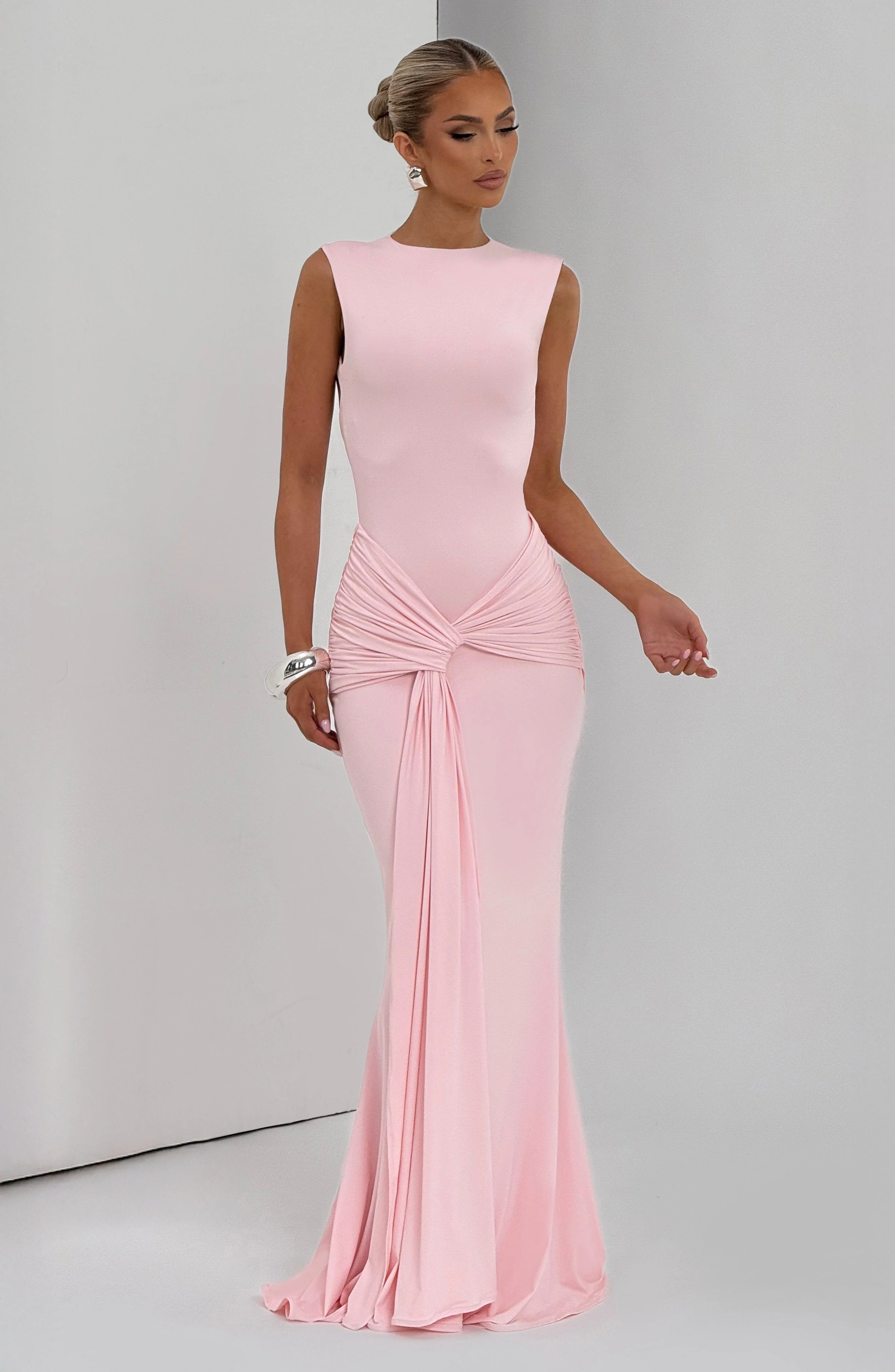 Lorenza Maxi Dress - Blush - Image 8