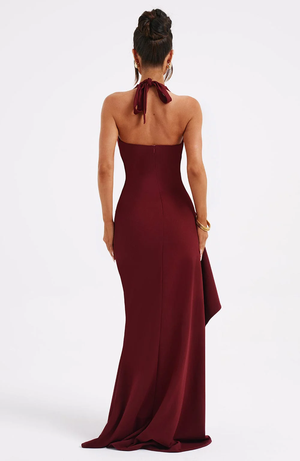 Luella Maxi Dress - Burgundy - Image 4