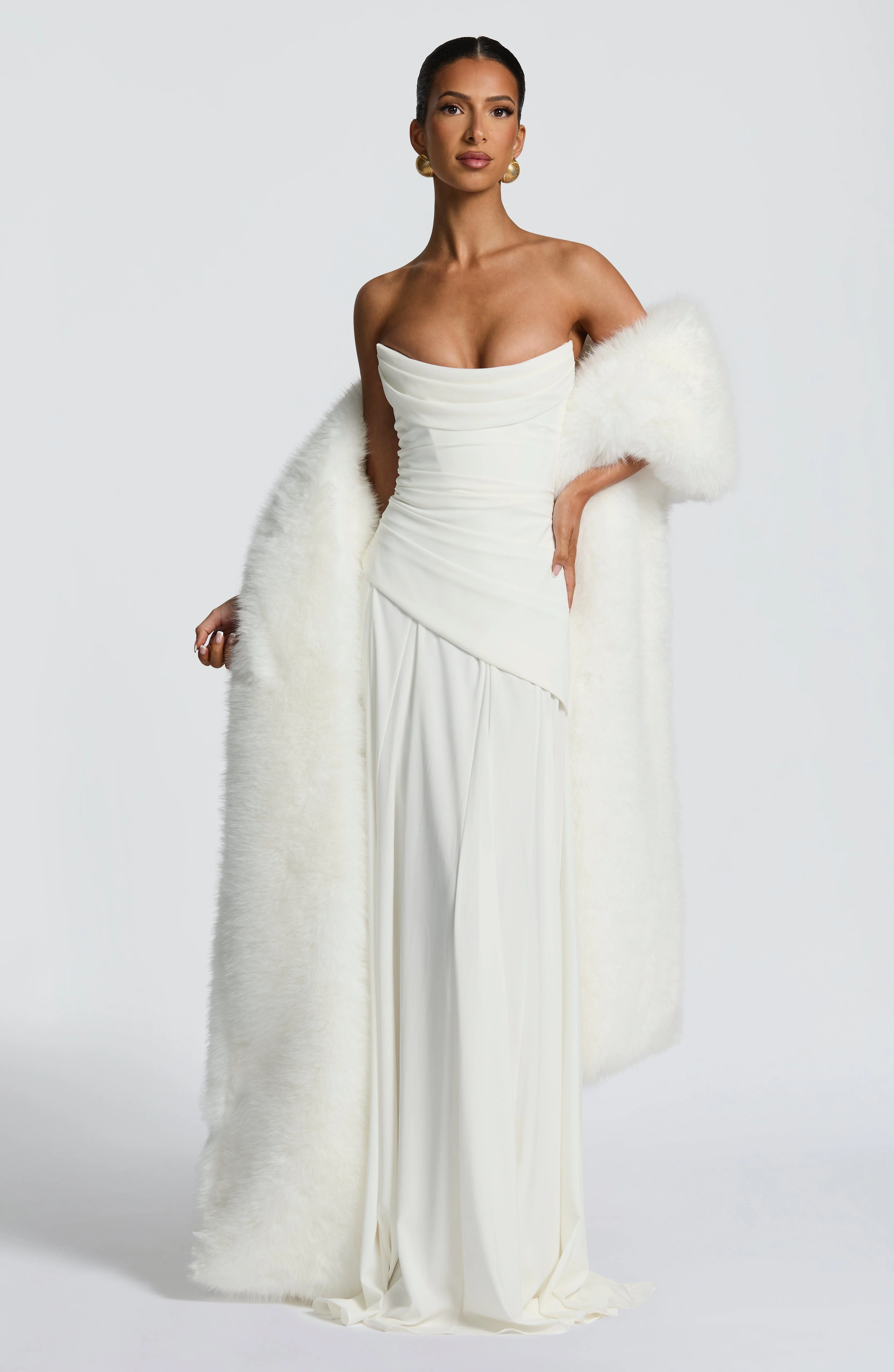 Lulu Shawl - Ivory - Image 8