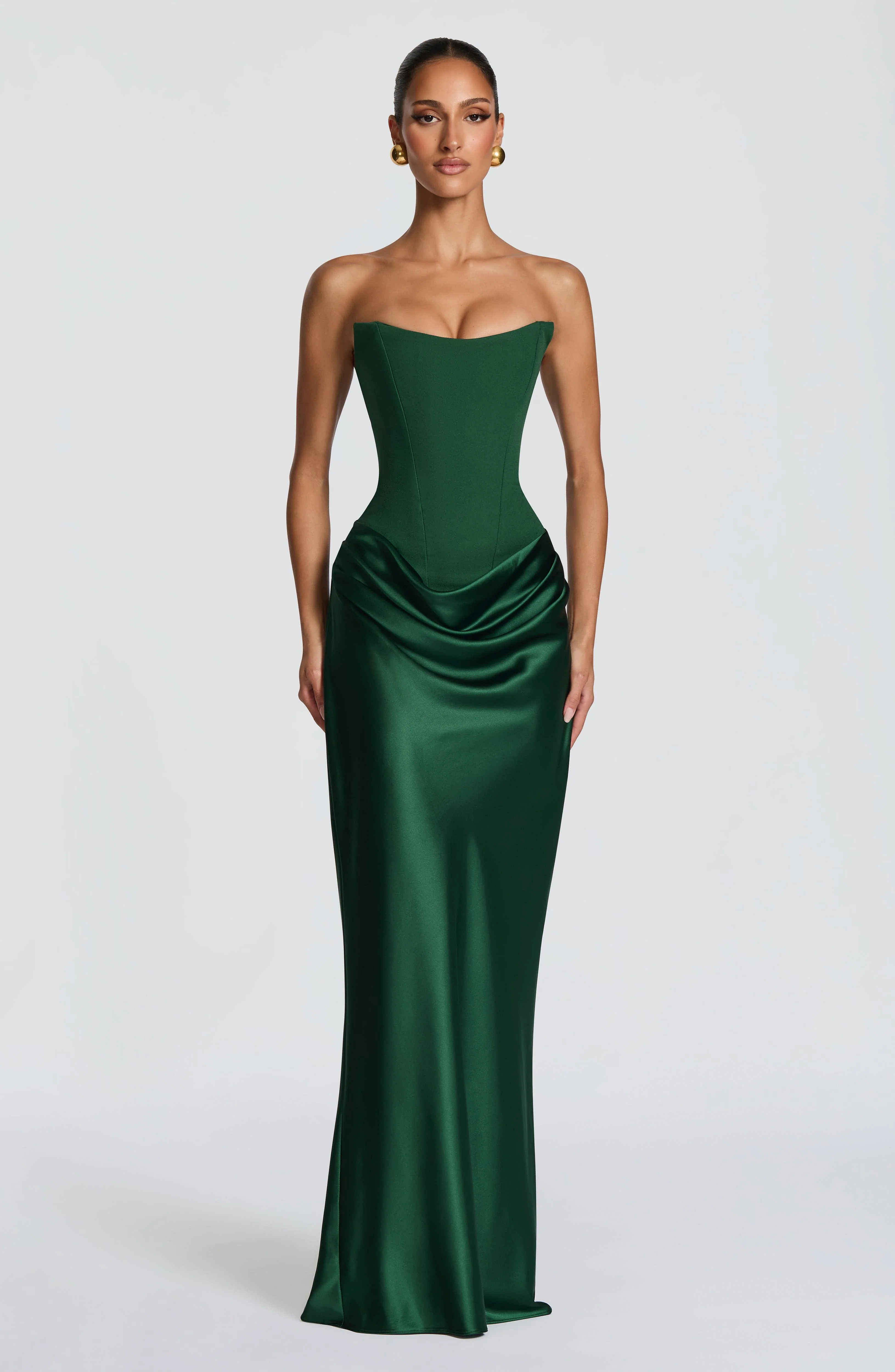 Maggie Maxi Dress - Emerald - Image 7