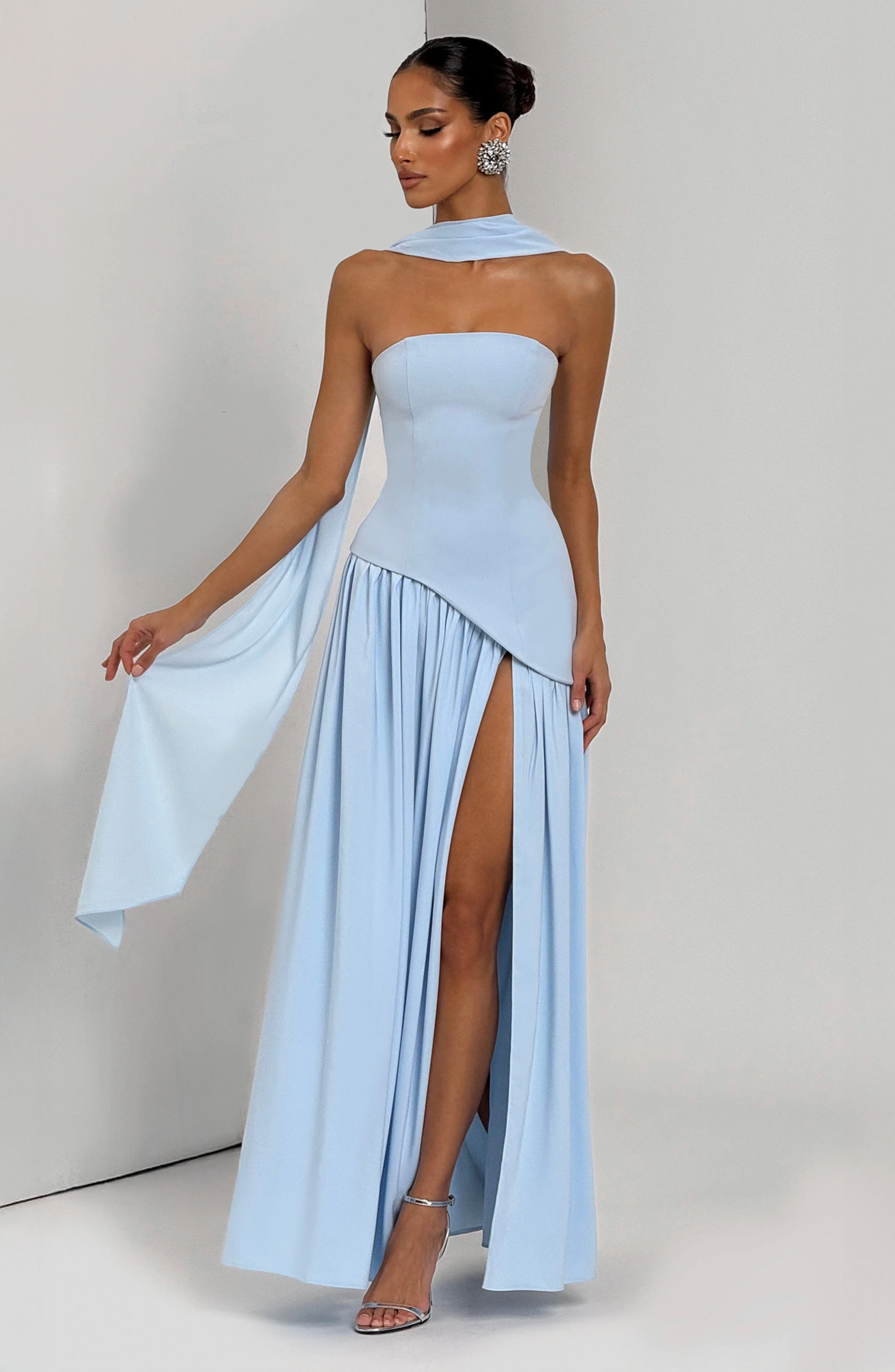 Maliyah Maxi Dress - Baby Blue - Image 14