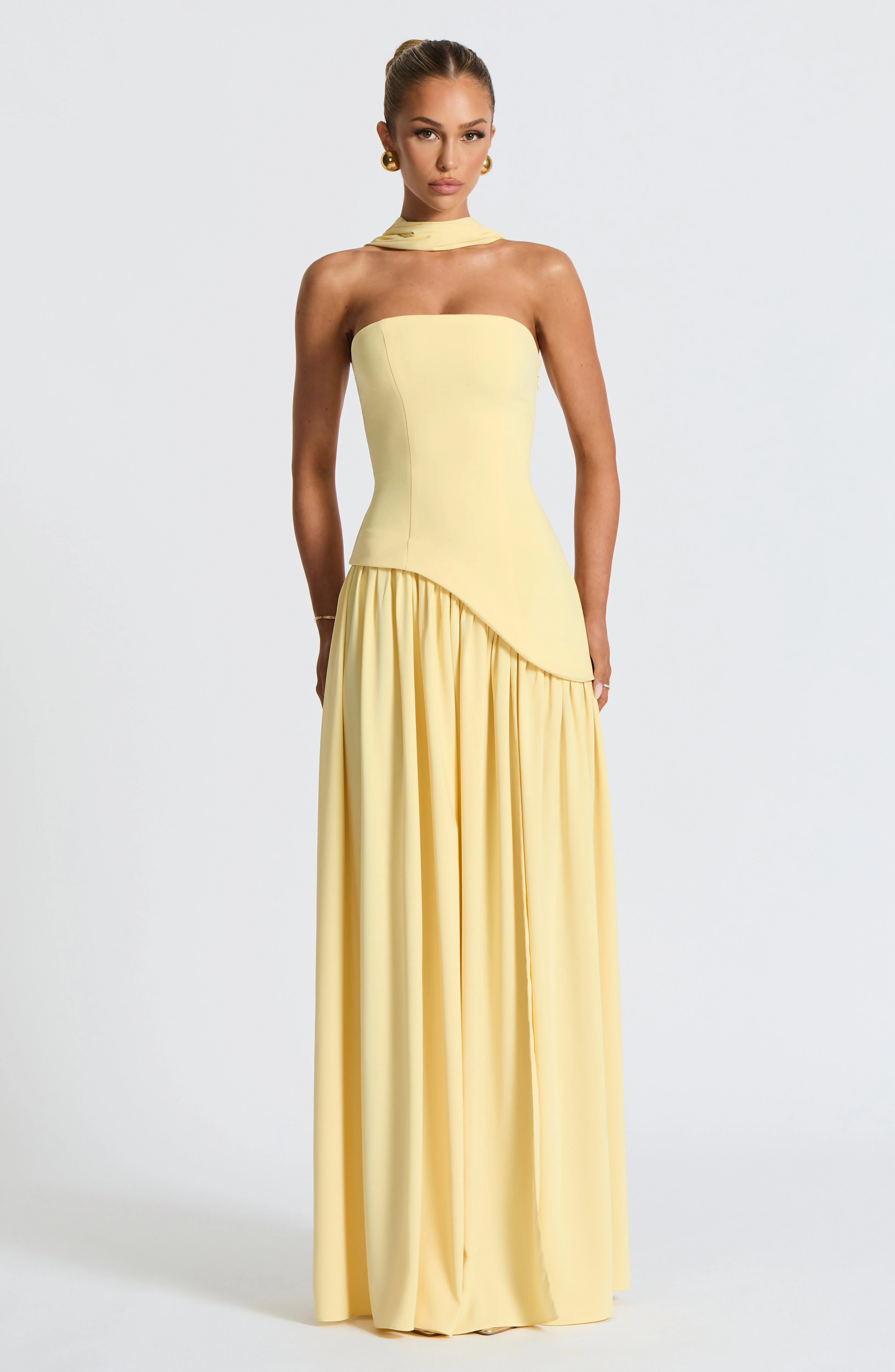 Maliyah Maxi Dress - Lemon - Image 7