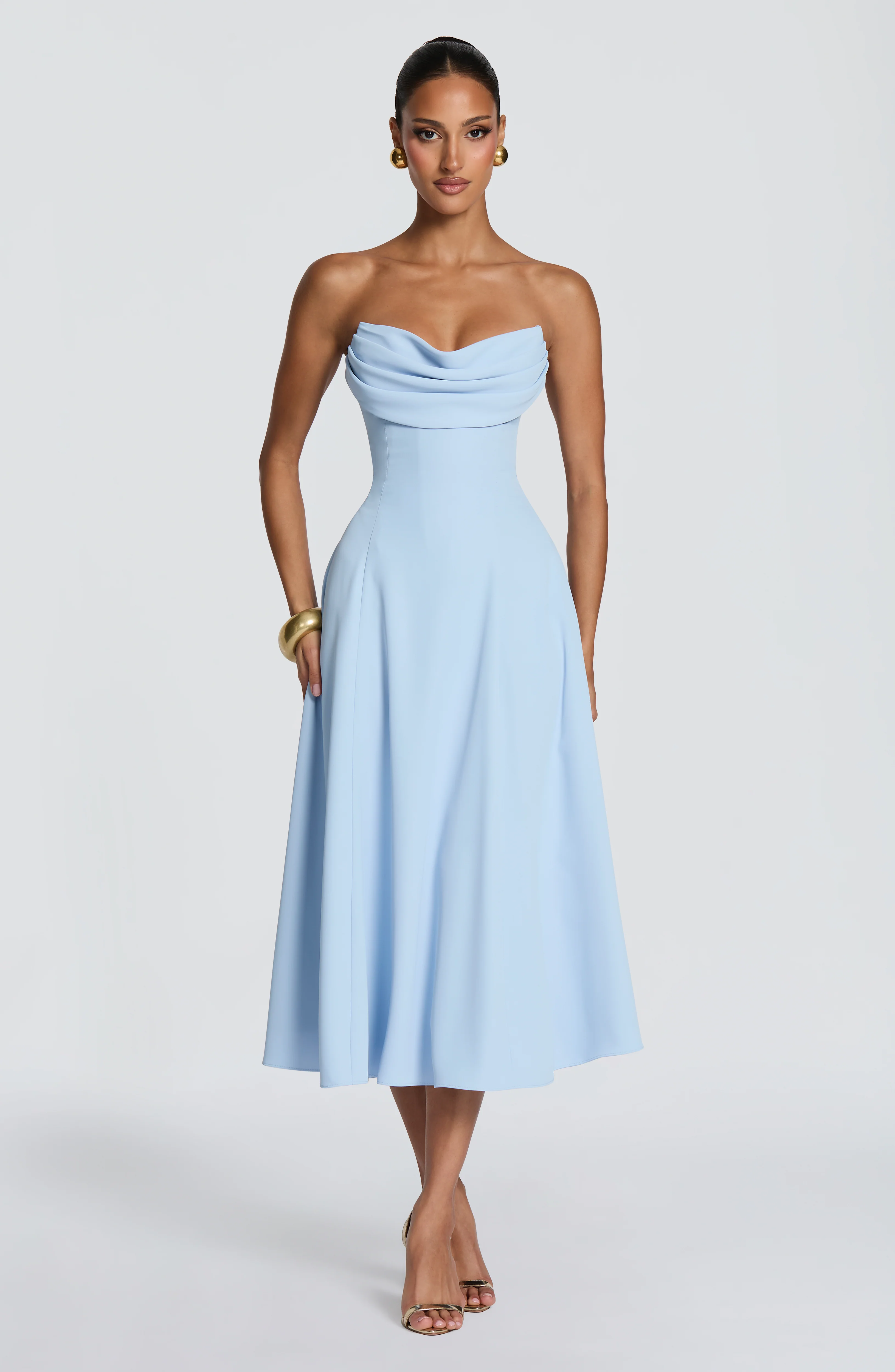 Marlowe Midi Dress - Glacier Blue - Image 5