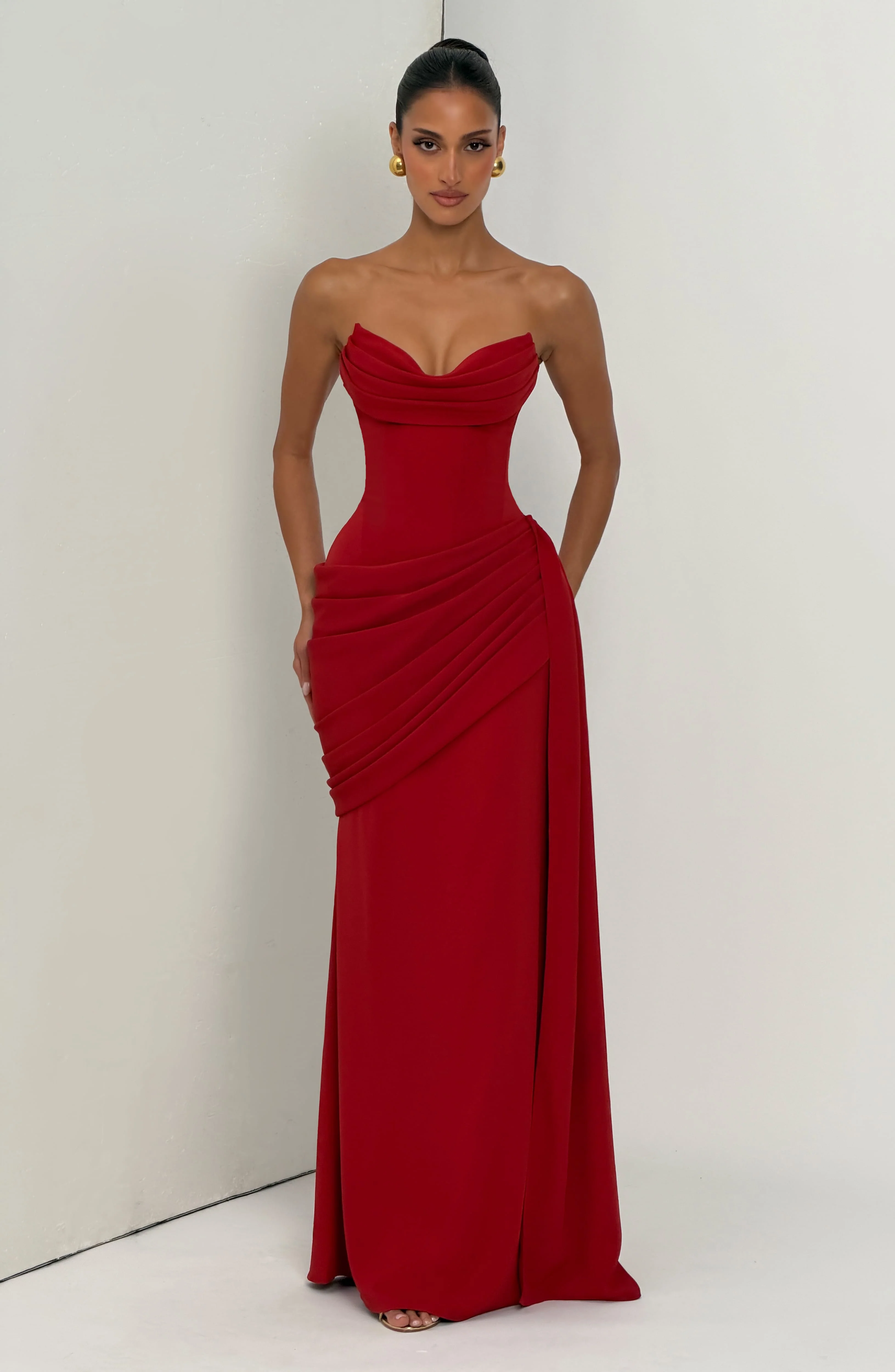 Matisse Maxi Dress - Deep Red - Image 8