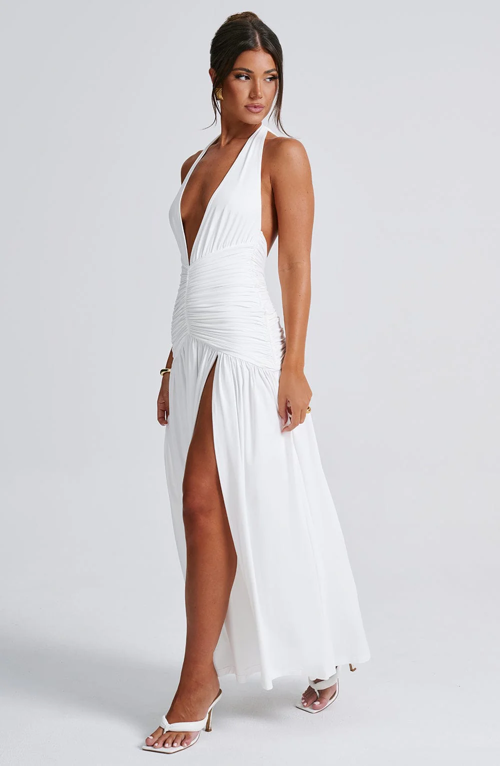 Melania Maxi Dress - White - Image 12