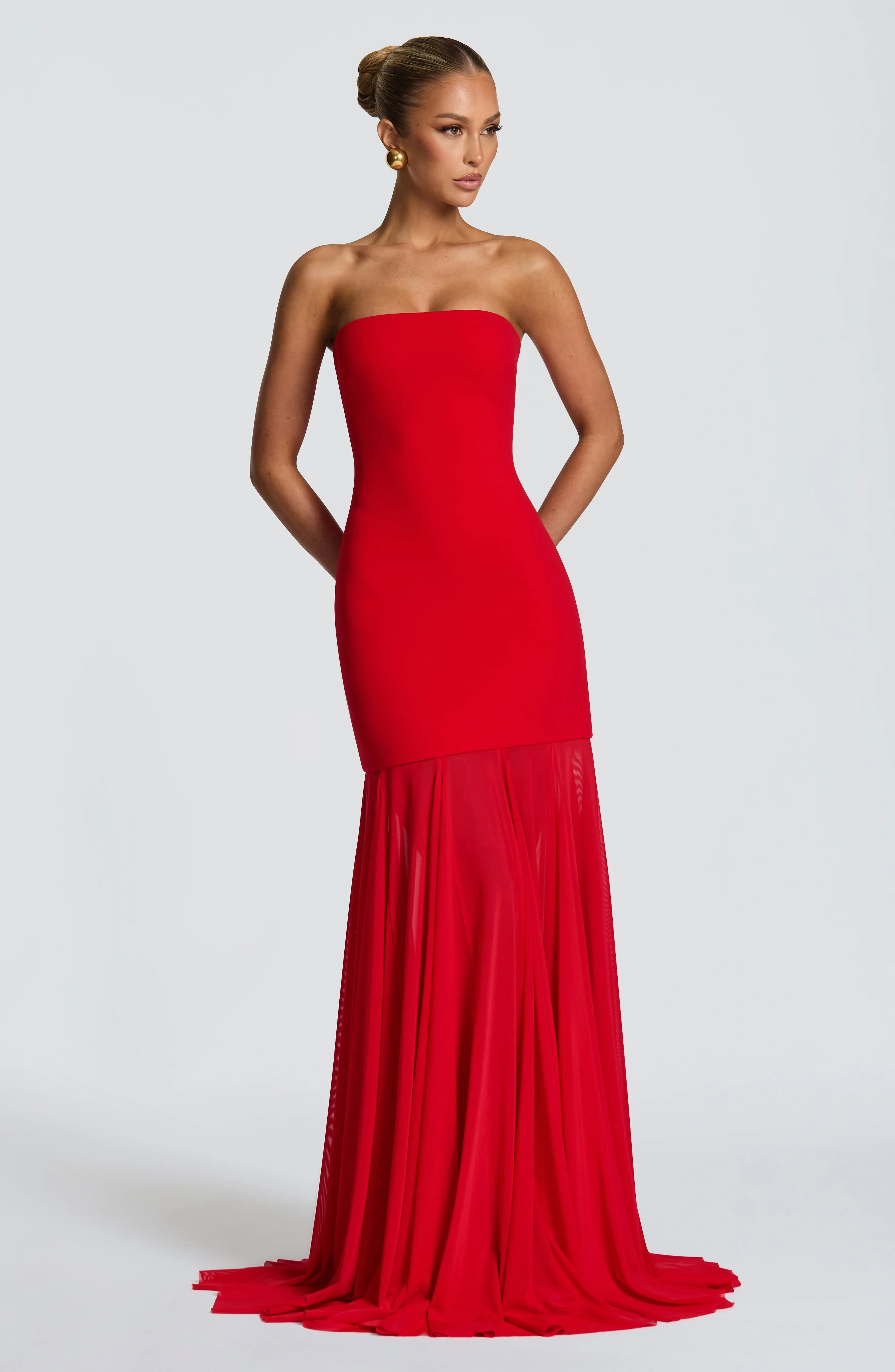 Merritt Gown - Red - Image 3