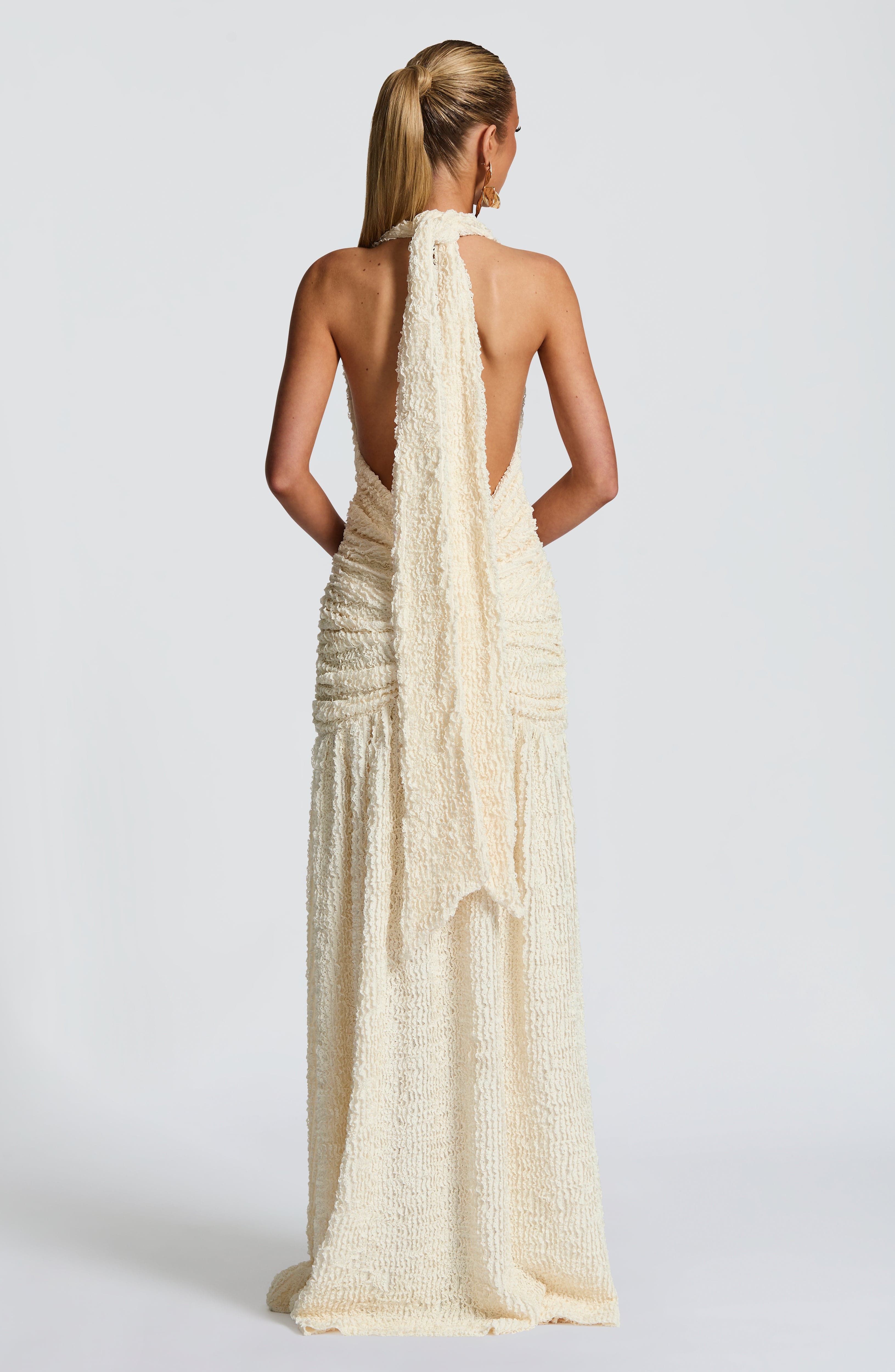 Minerva Maxi Dress - Ivory - Image 8