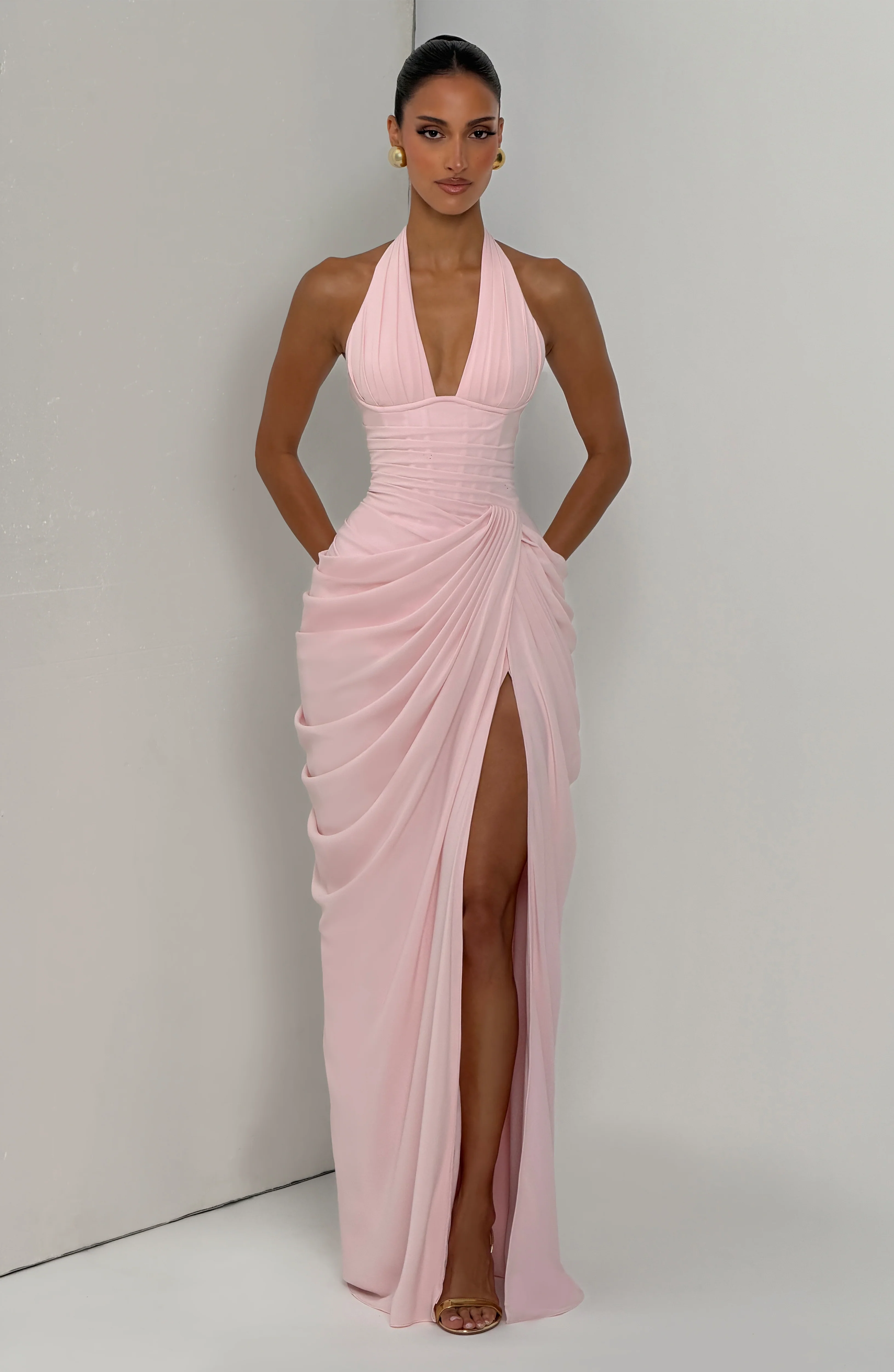 Minette Maxi Dress - Blush - Image 8