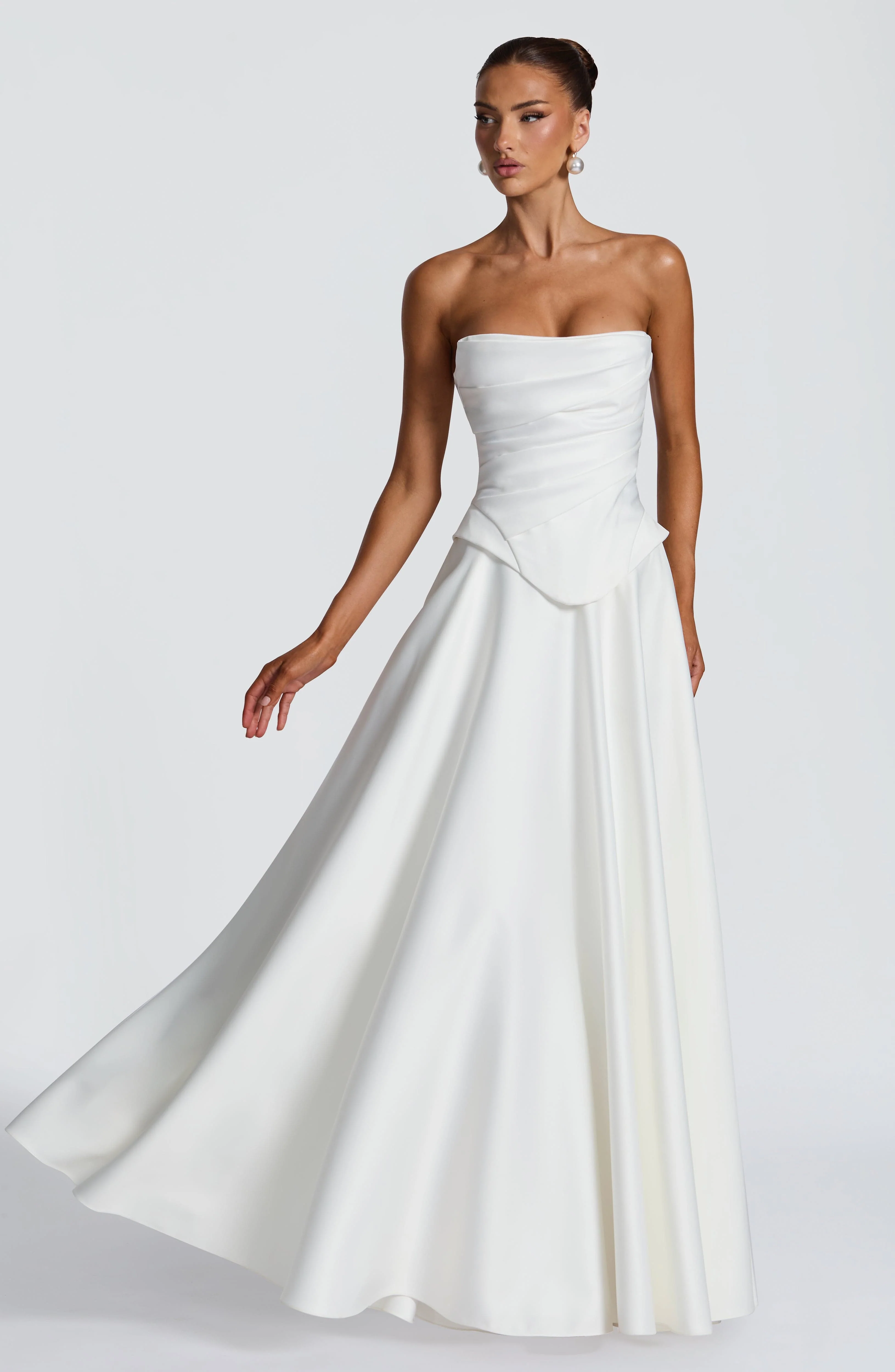 Mira Maxi Skirt - Ivory - Image 3