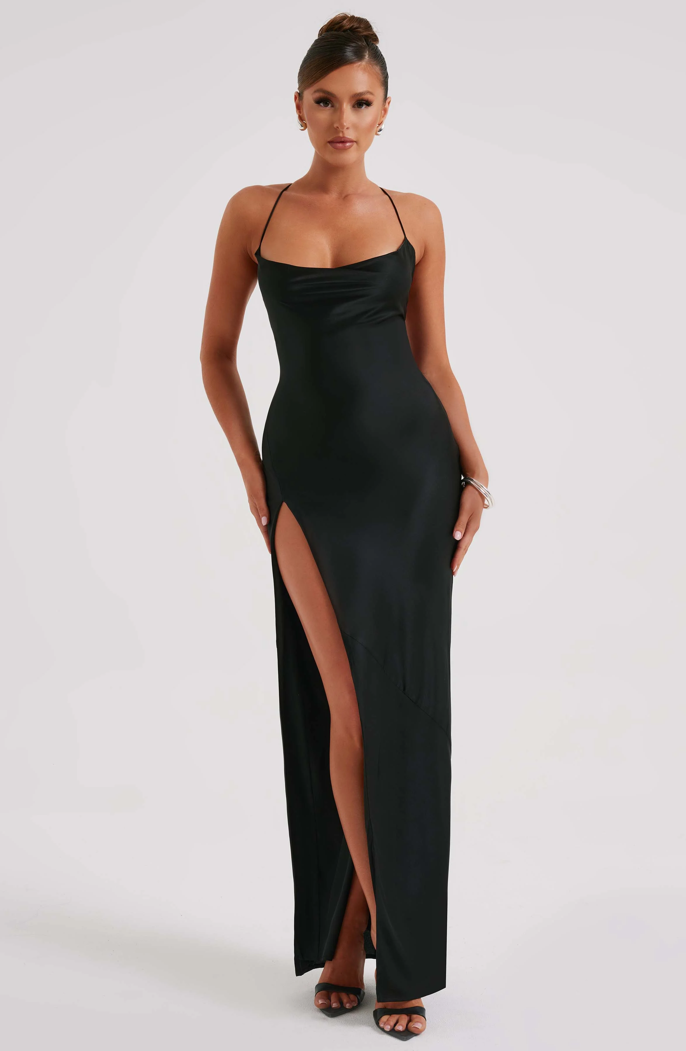 Misha Maxi Dress - Black - Image 5