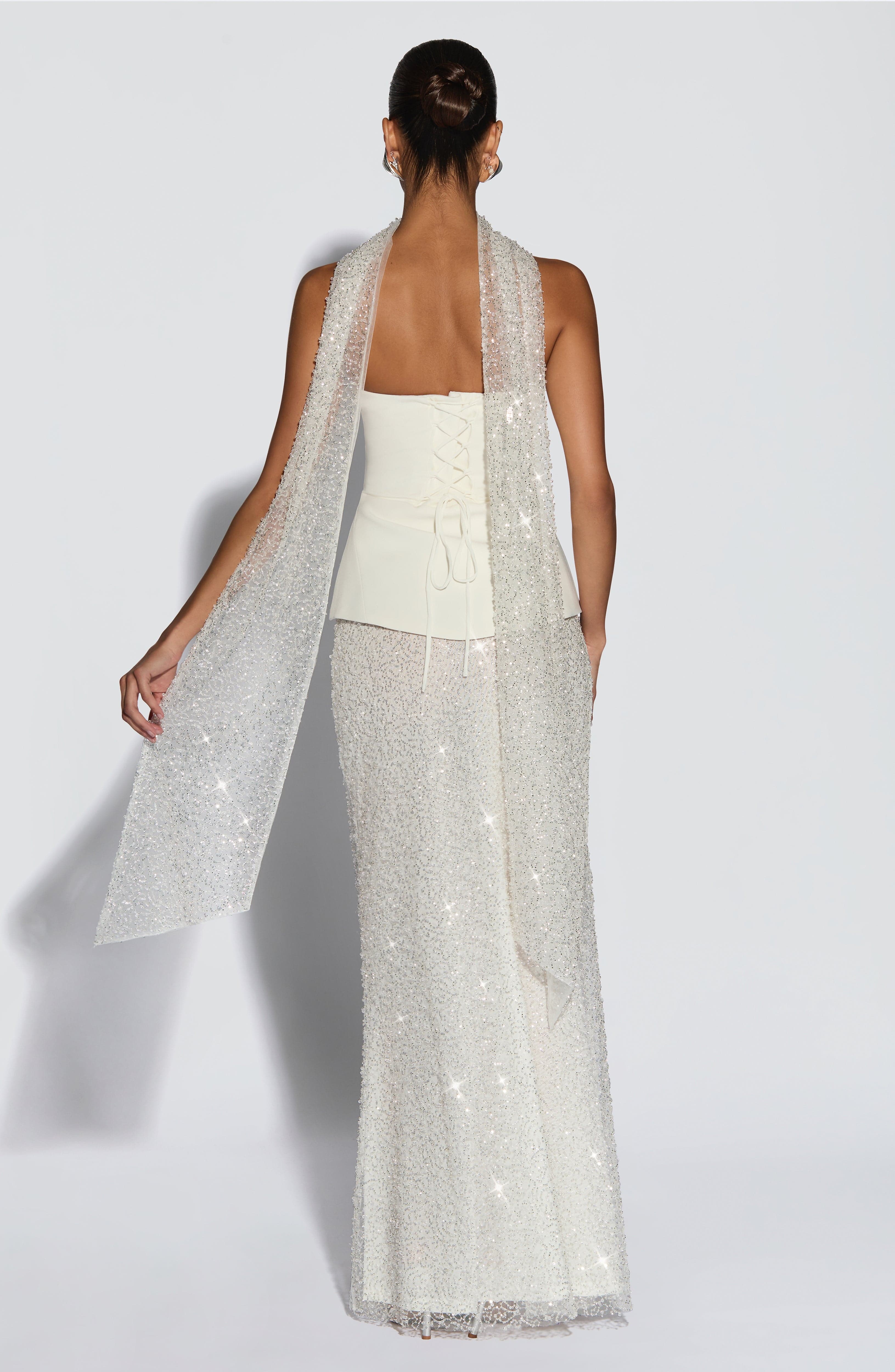 Miya Scarf - Ivory - Image 8