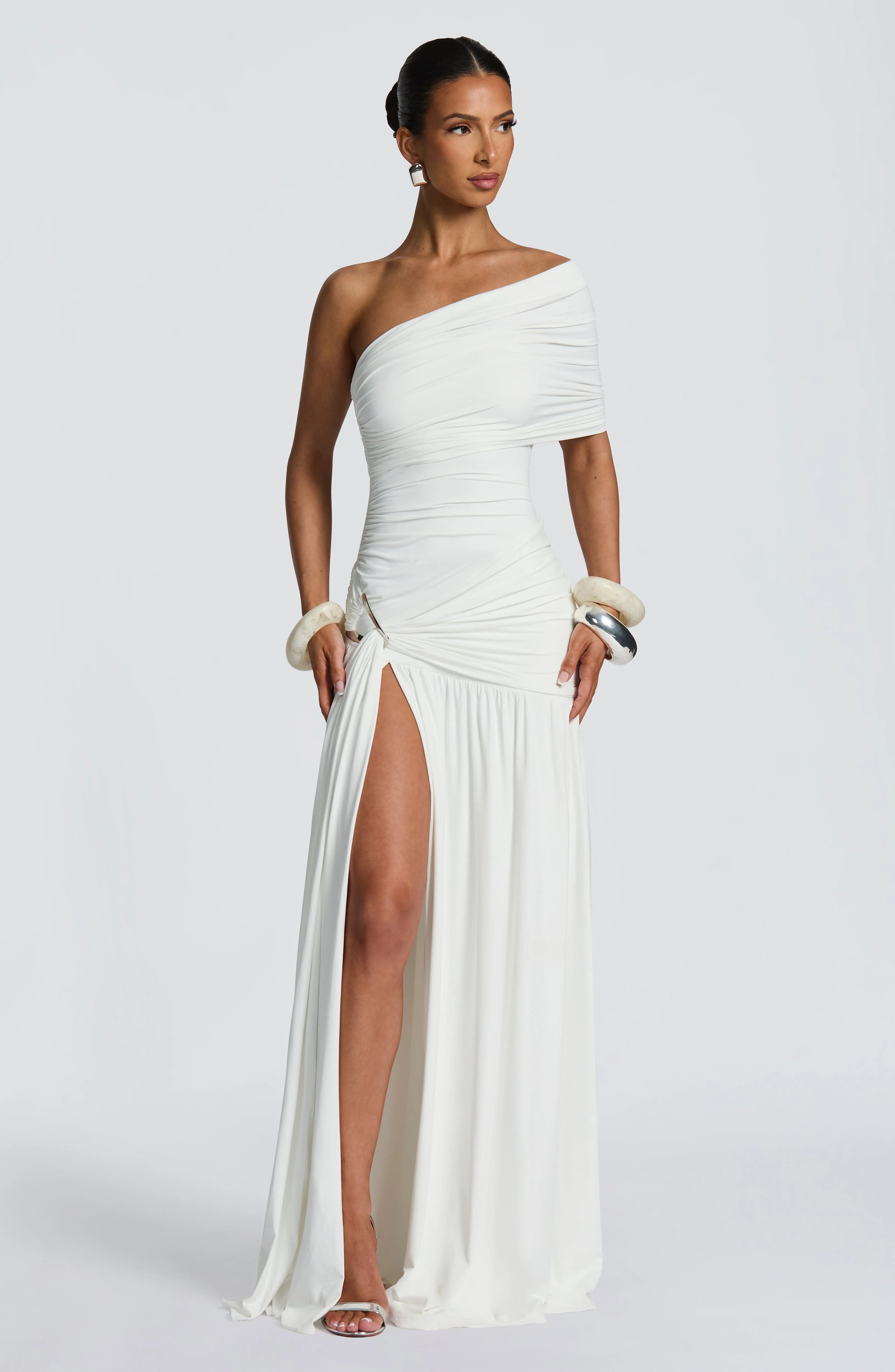Monica Maxi Dress - White - Image 14
