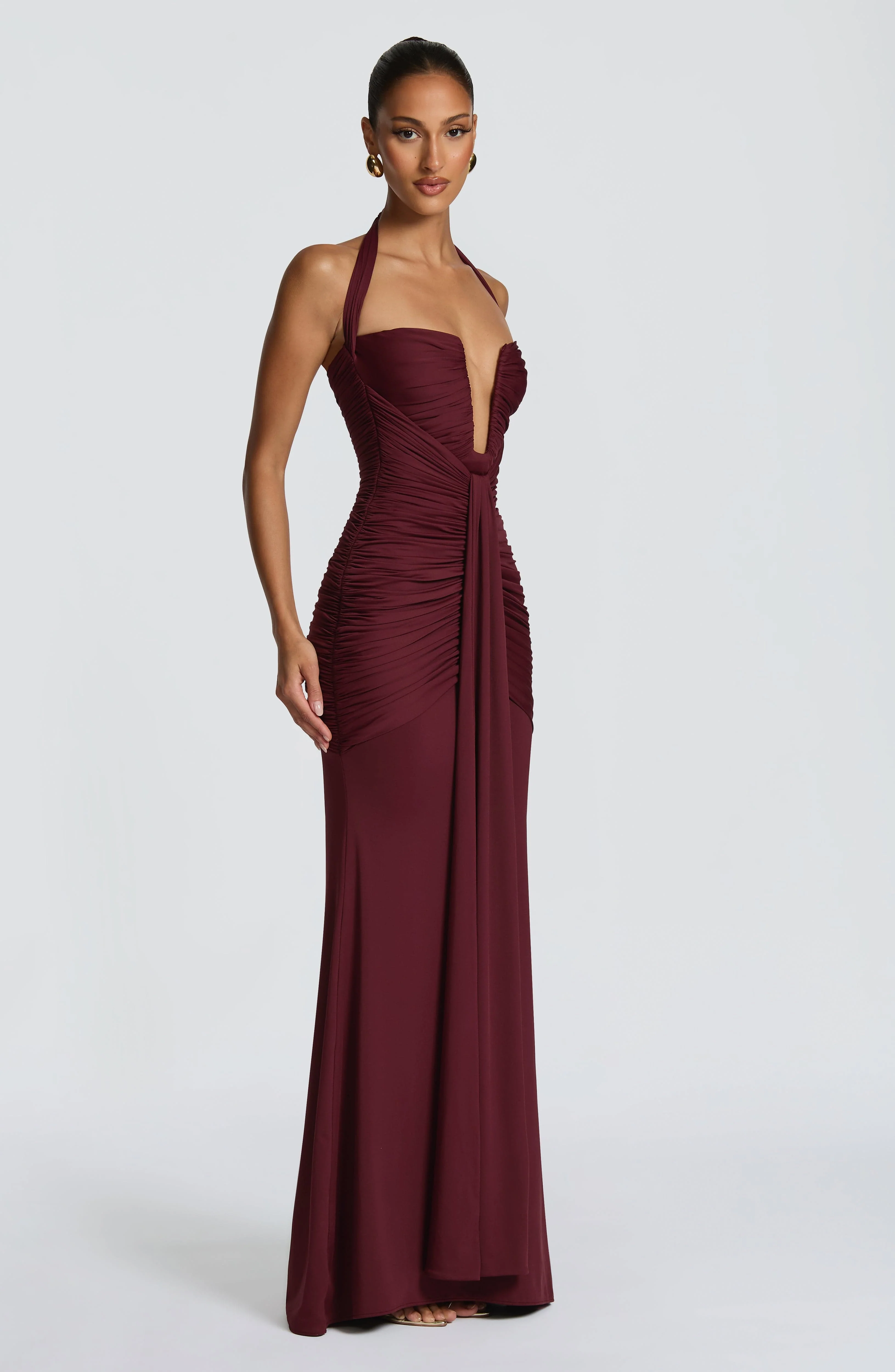 Morrigan Maxi Dress - Cherry Lacquer - Image 4