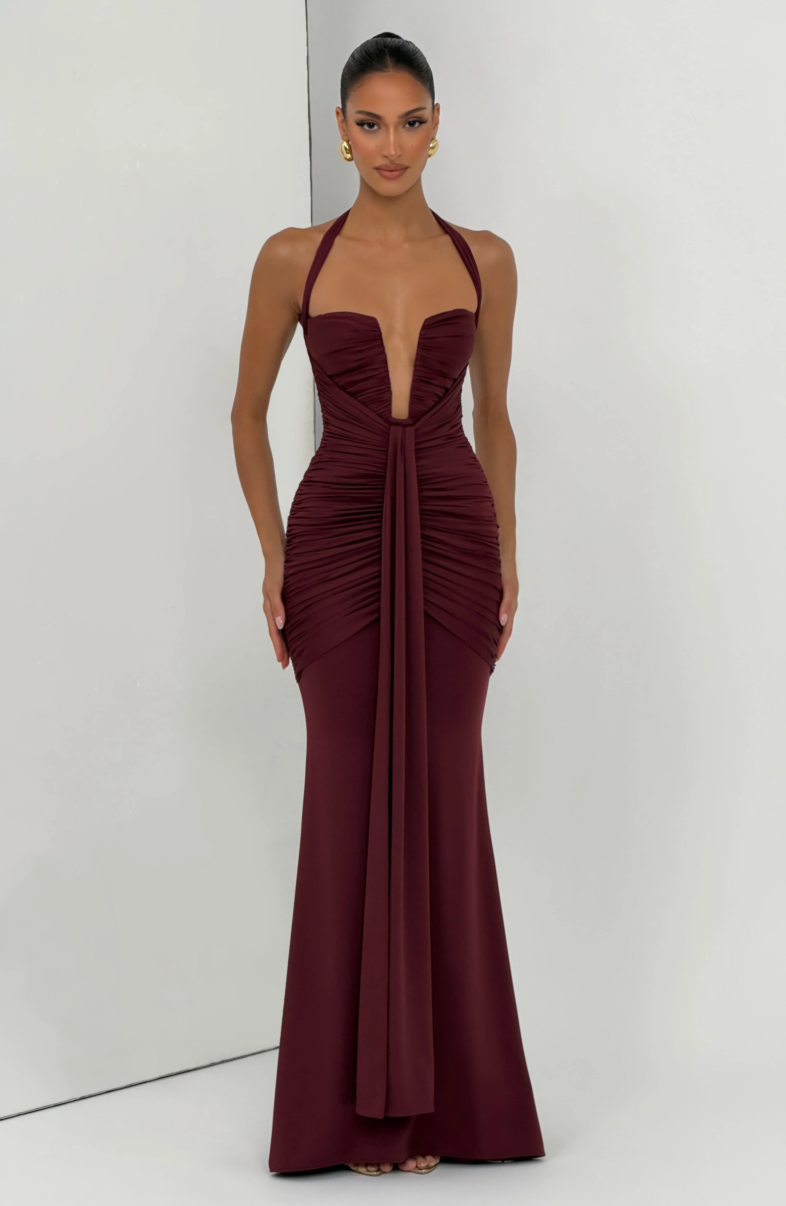Morrigan Maxi Dress - Cherry Lacquer - Image 6