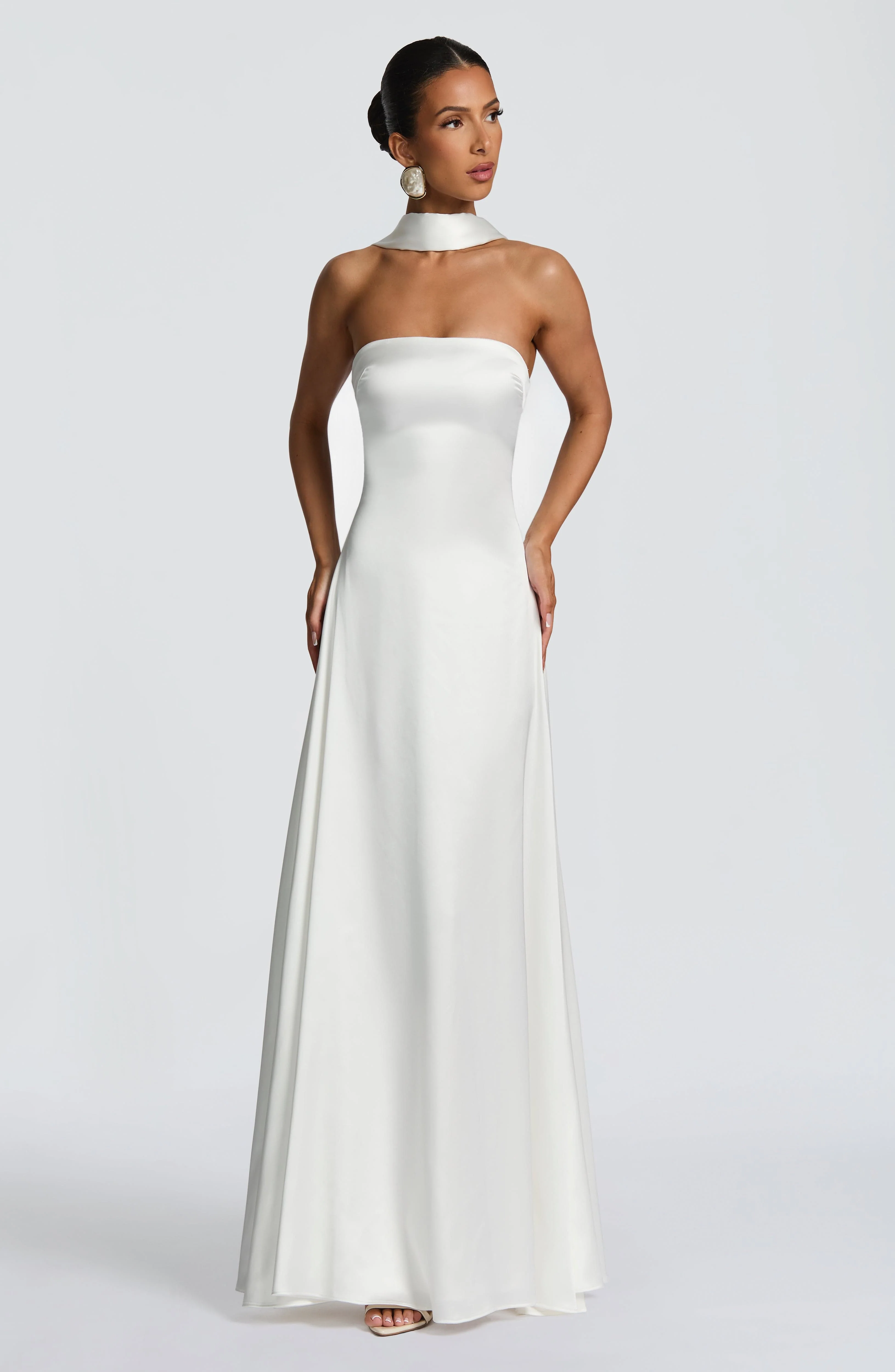 Morven Maxi Dress - Ivory - Image 13