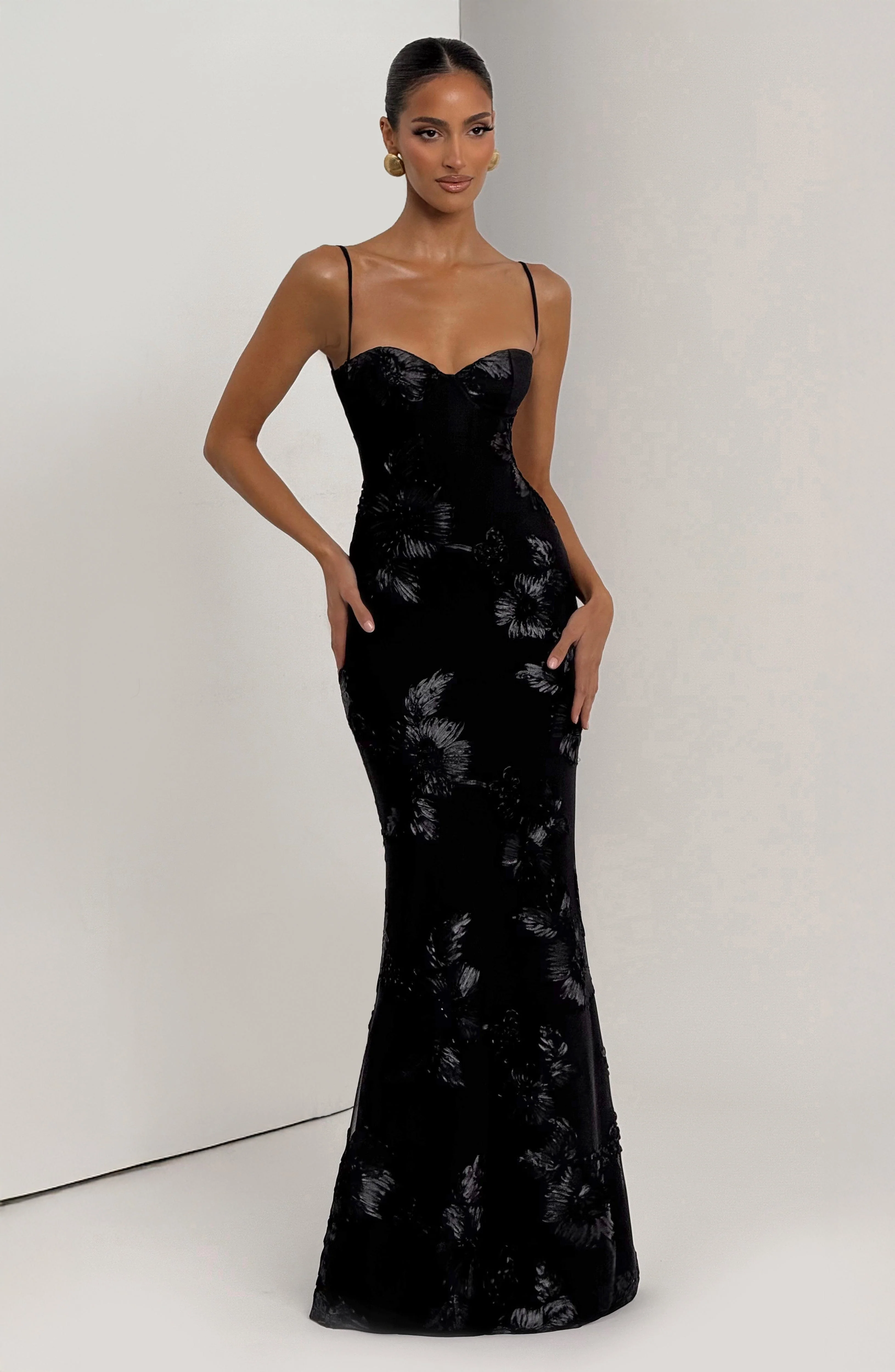 Nefertiti Maxi Dress - Black - Image 10