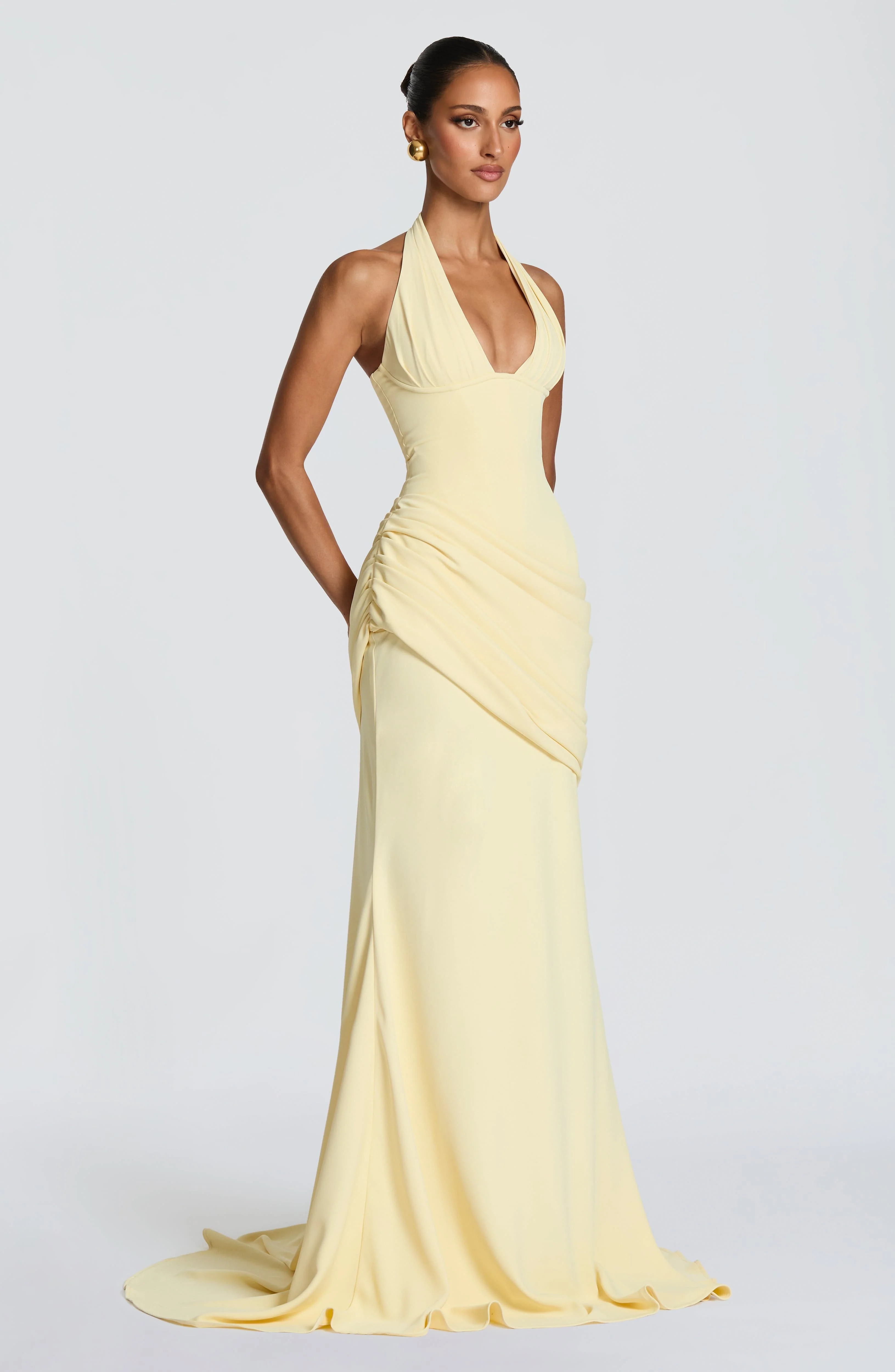 Nehemia Gown - Lemon - Image 5