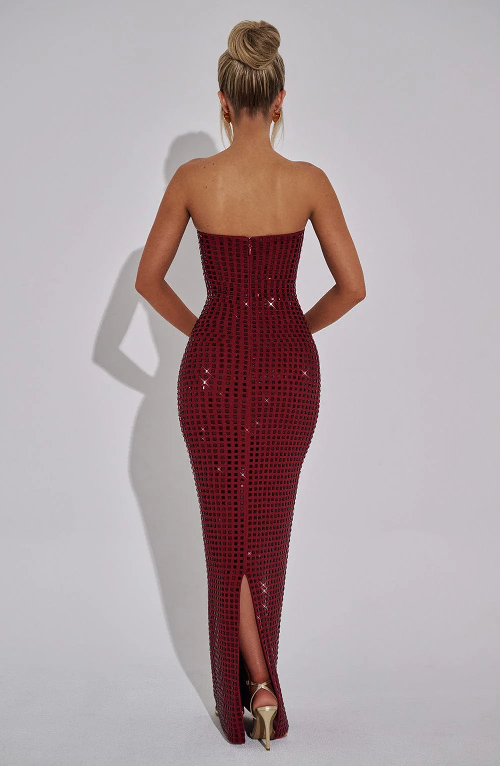 Neriah Maxi Dress - Wine - Image 3