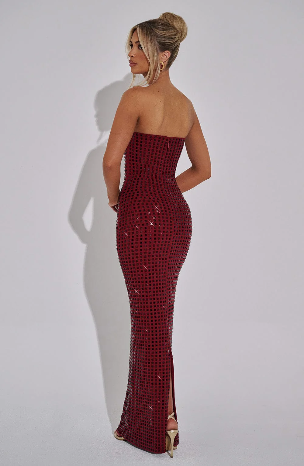 Neriah Maxi Dress - Wine - Image 5