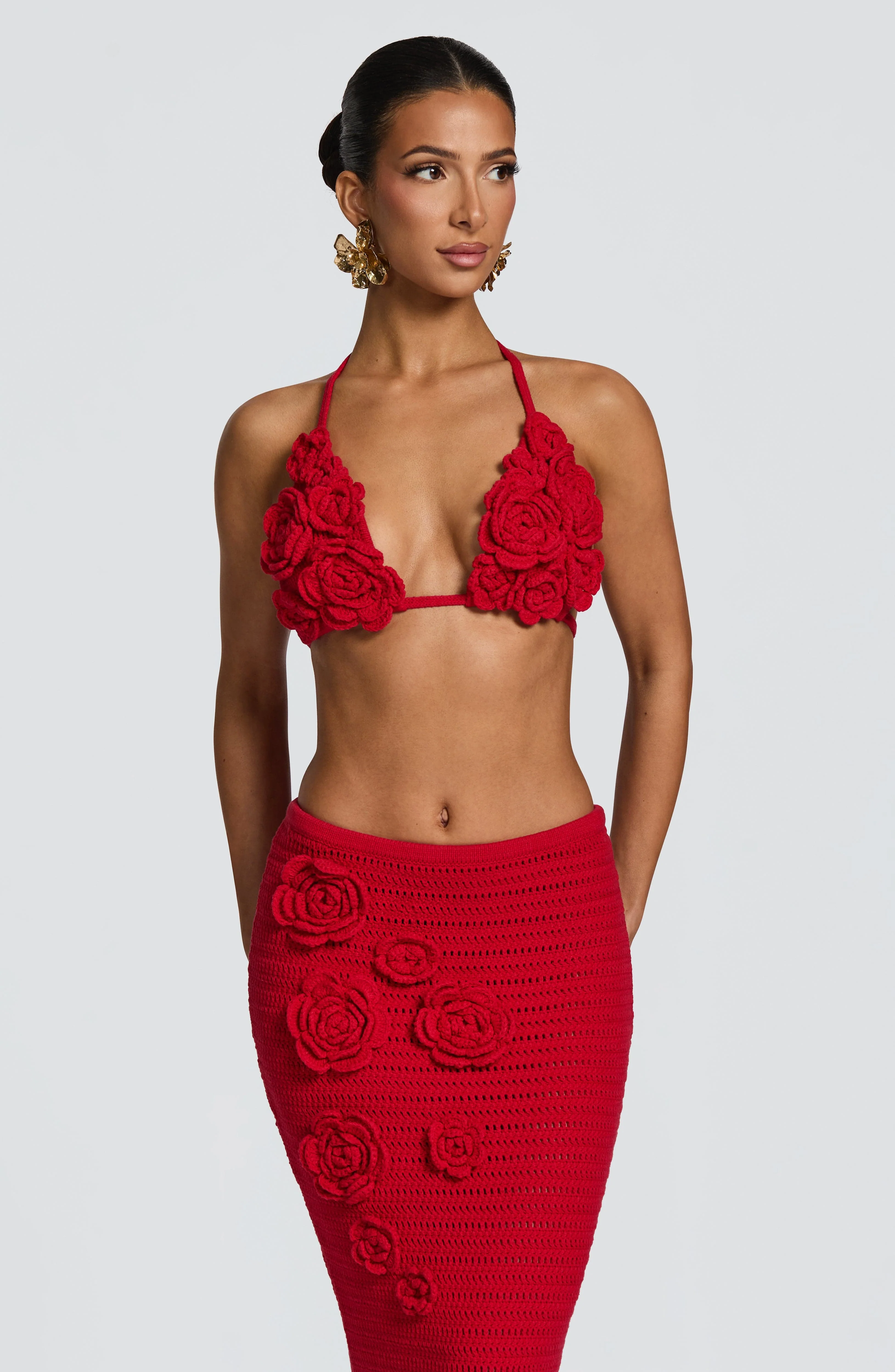 Nerida Top - Red - Image 4