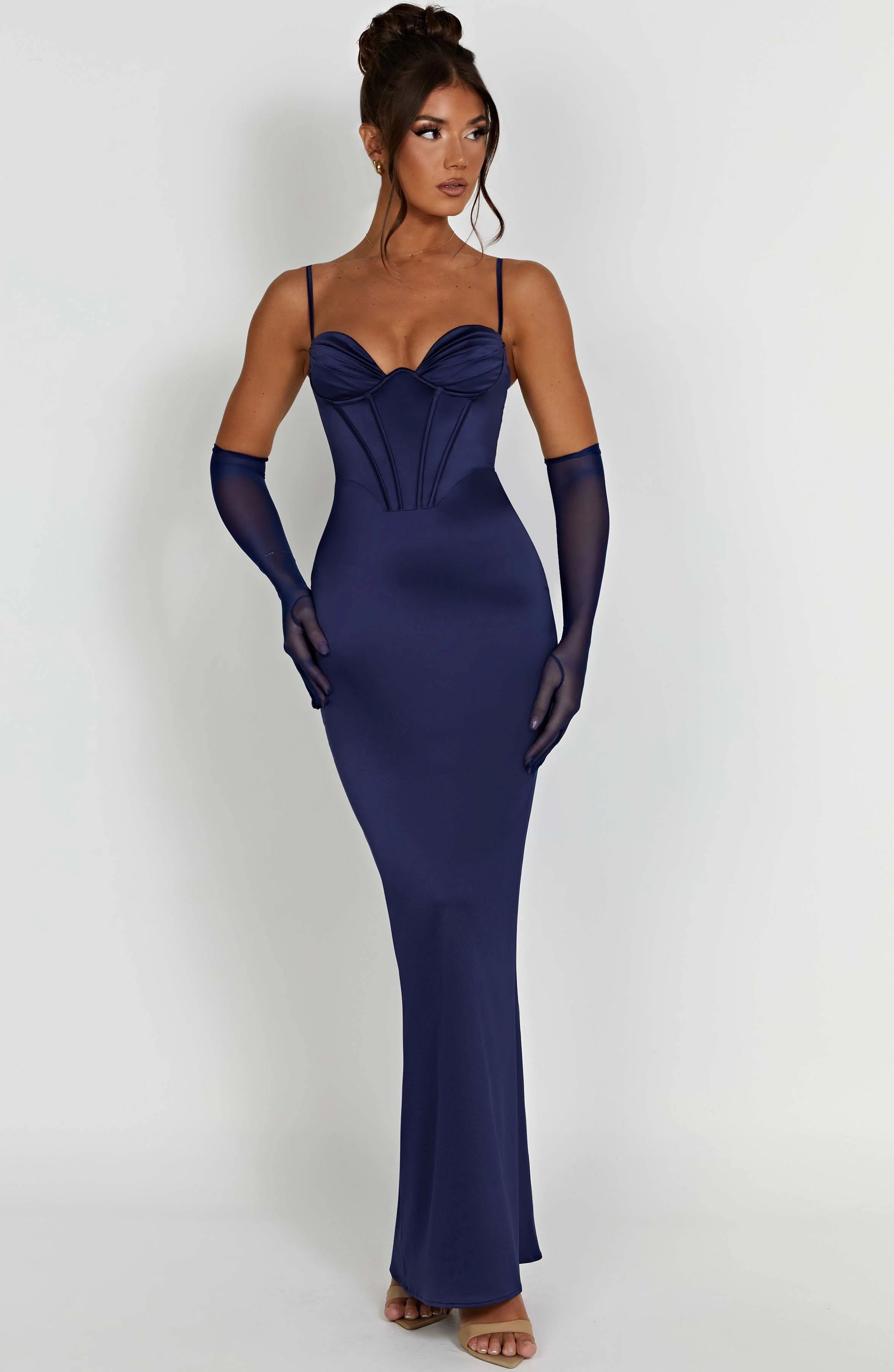 Onika Maxi Dress - Navy - Image 3