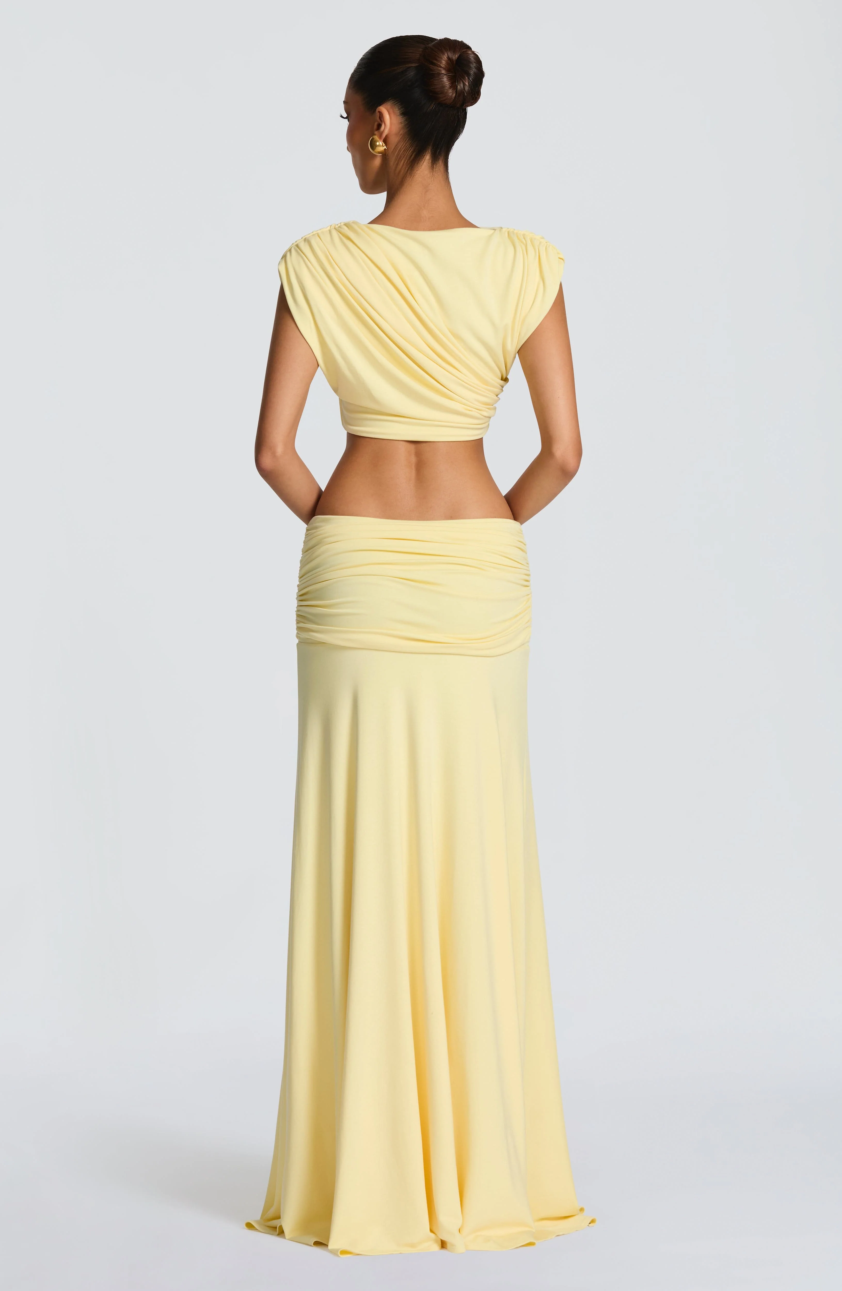 Paige Maxi Skirt - Lemon - Image 4