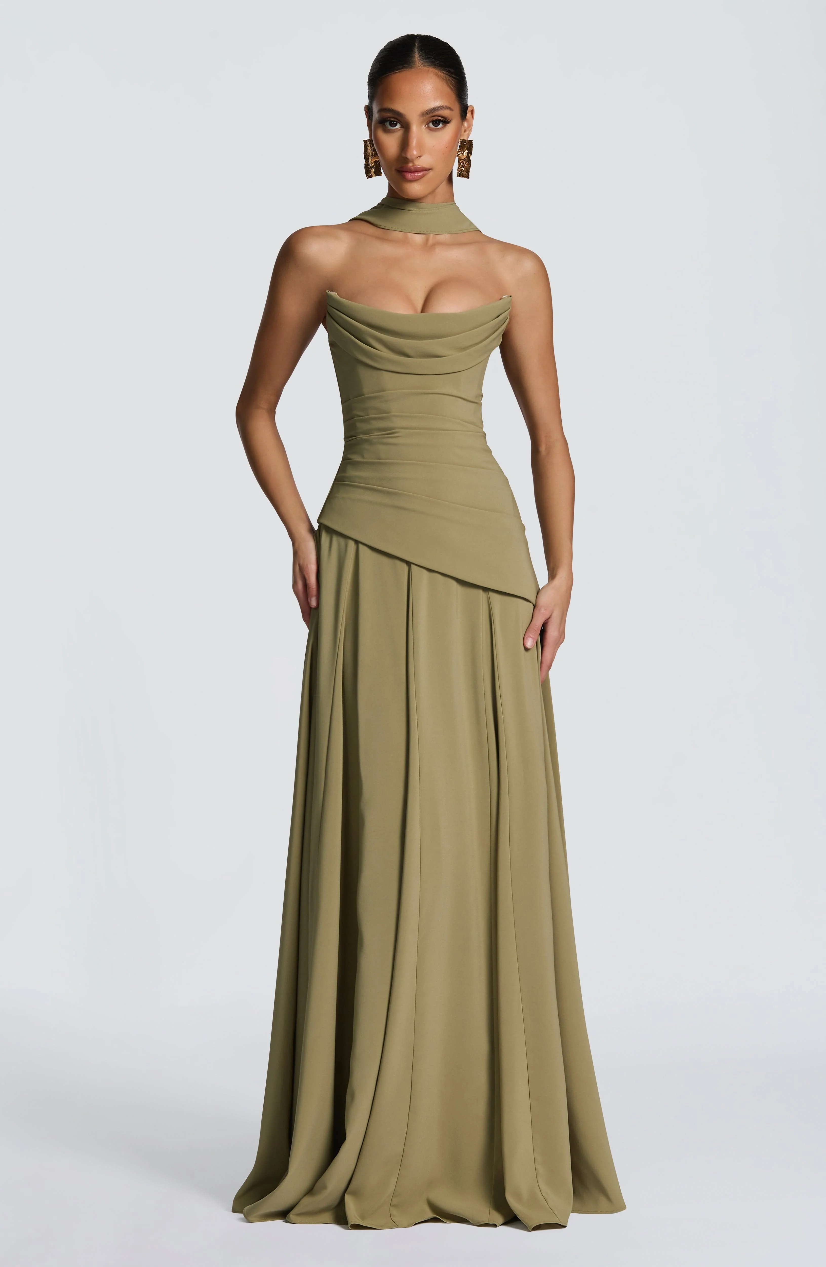 Patricia Maxi Dress - Sage - Image 16