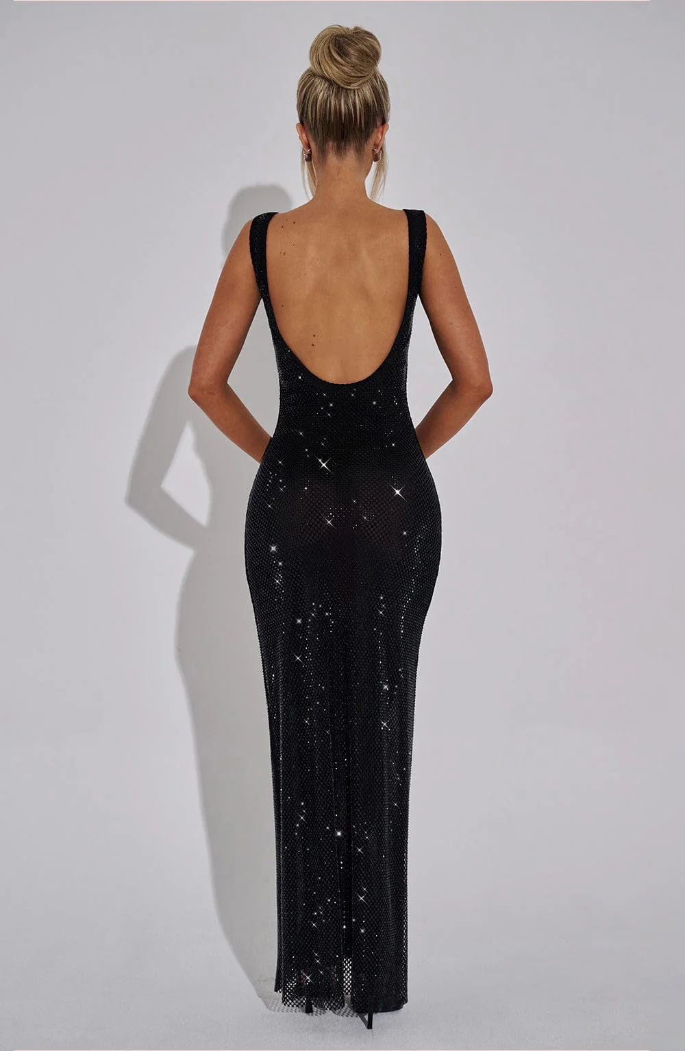 Petra Maxi Dress - Black - Image 7