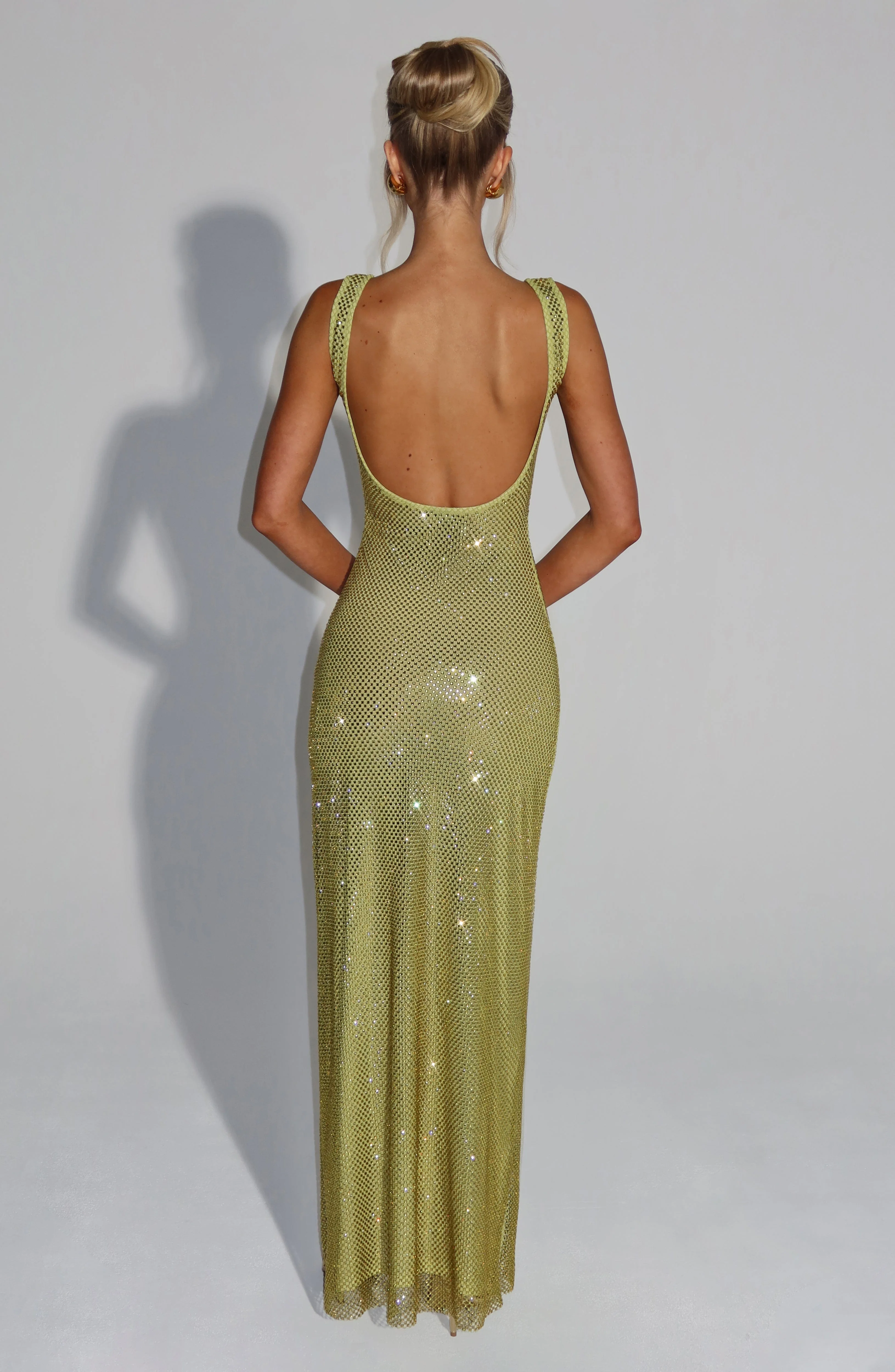 Petra Maxi Dress - Olive - Image 6