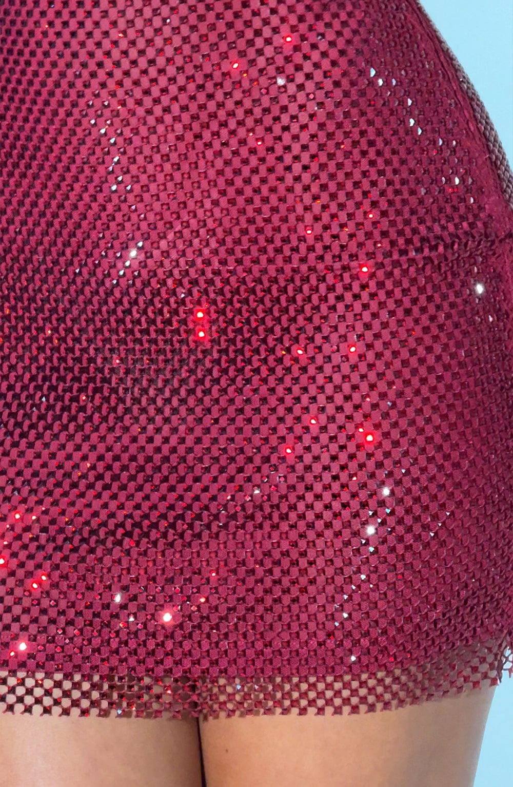 Petra Mini Dress - Wine - Image 3