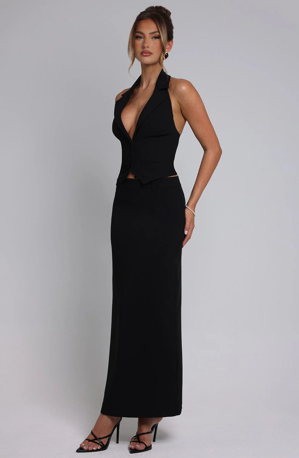 Piper Maxi Skirt - Black - Image 4