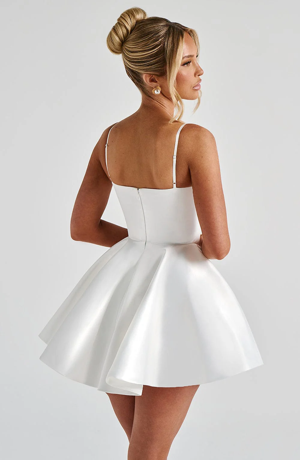 Poppy Mini Dress - Ivory - Image 5