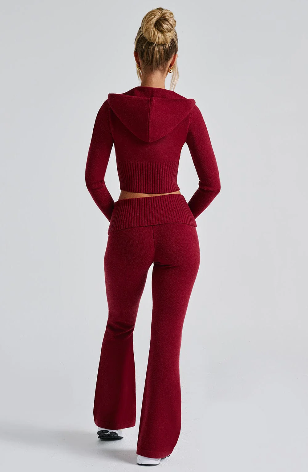 Portia Knit Pants - Red - Image 3