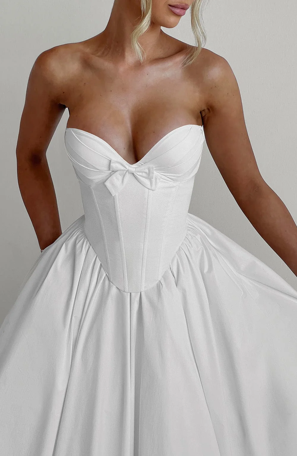 Prim Midi Dress - Ivory - Image 9
