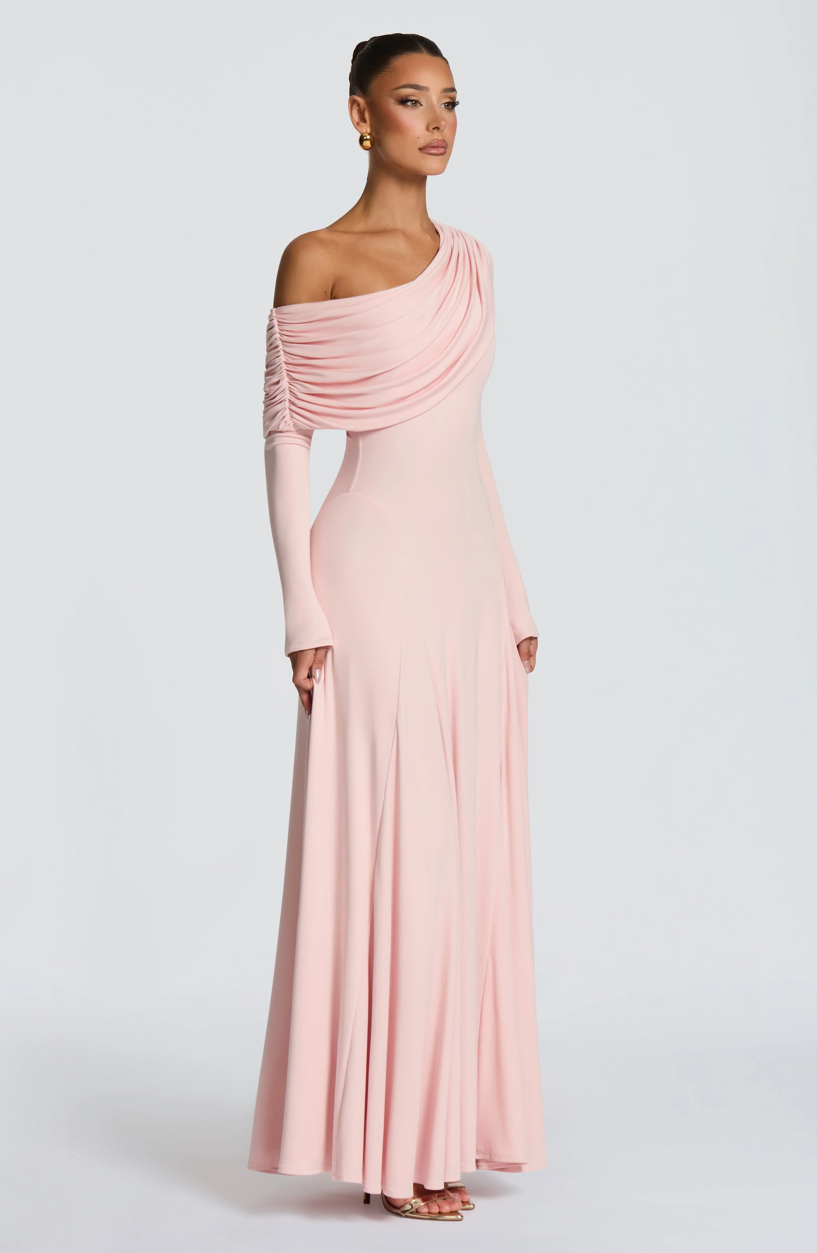 Rafaela Maxi Dress - Soft Blush - Image 6