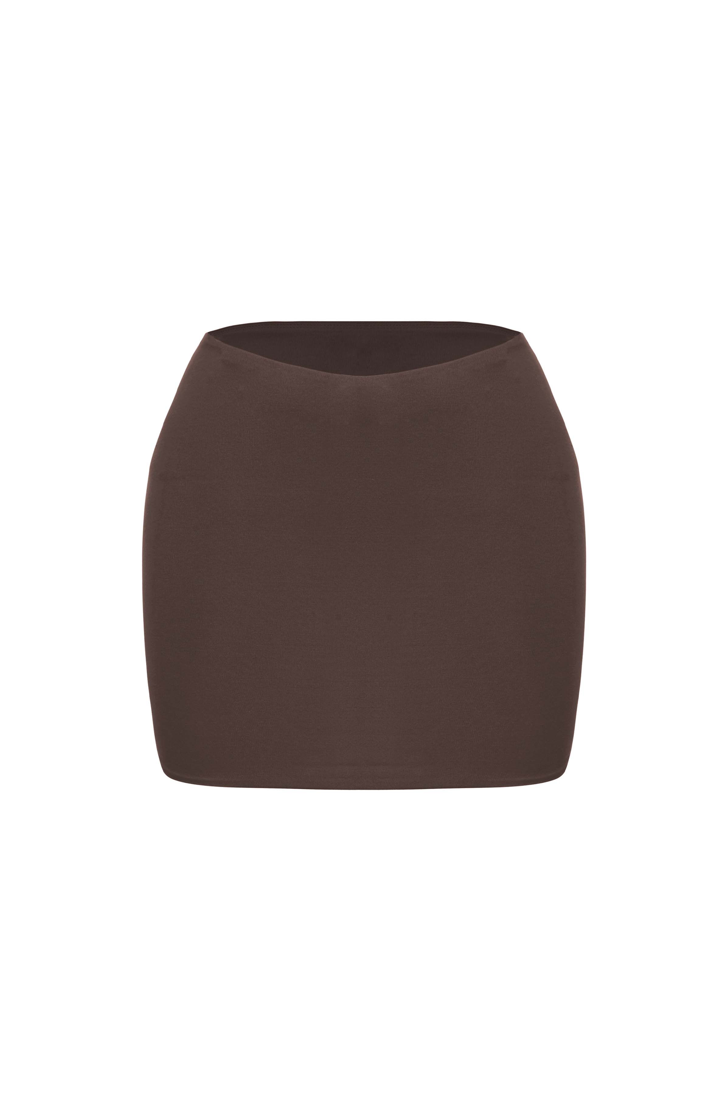 Rein Mini Skirt - Chocolate - Image 5