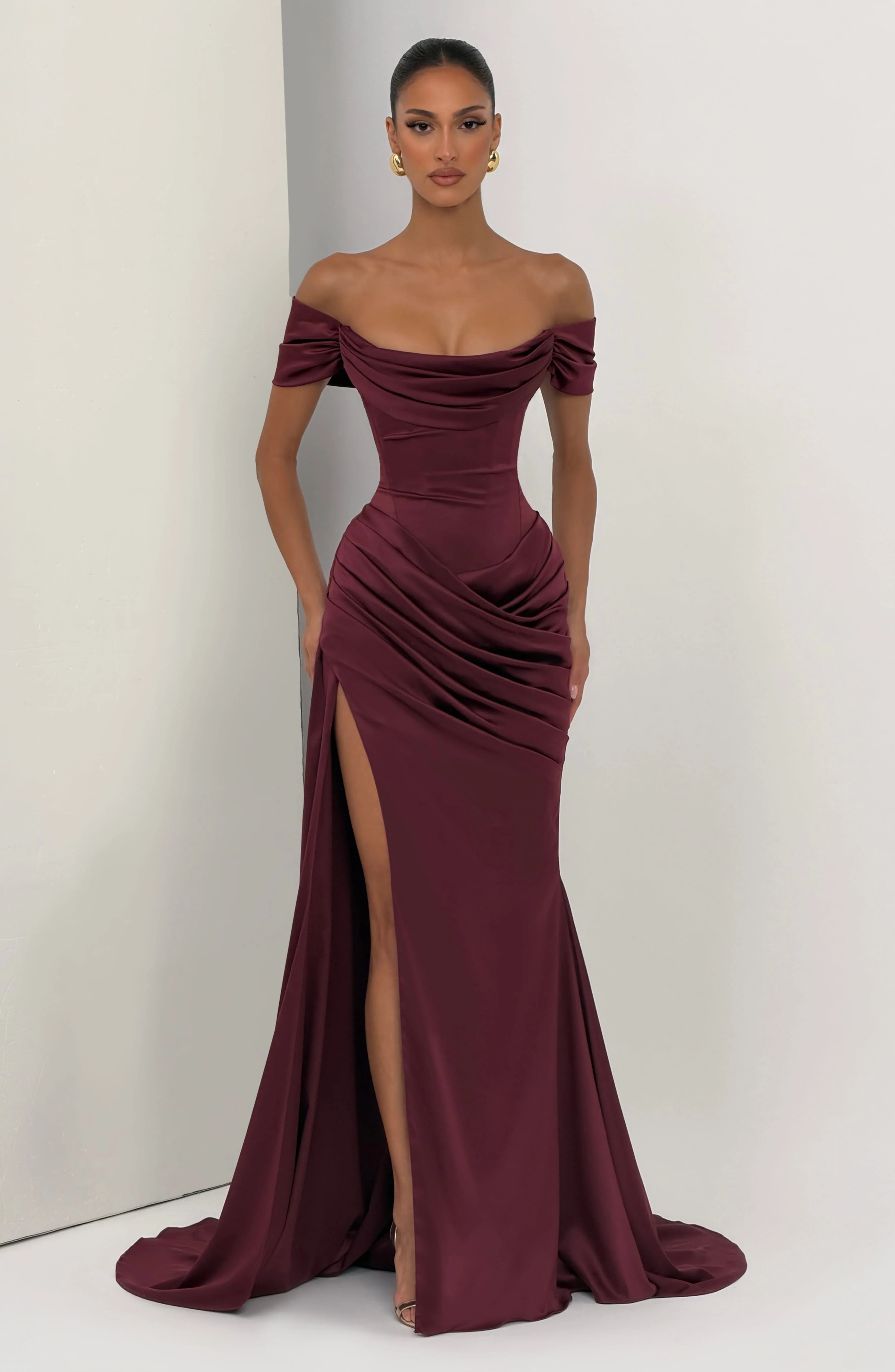 Riona Gown - Cherry Lacquer - Image 7
