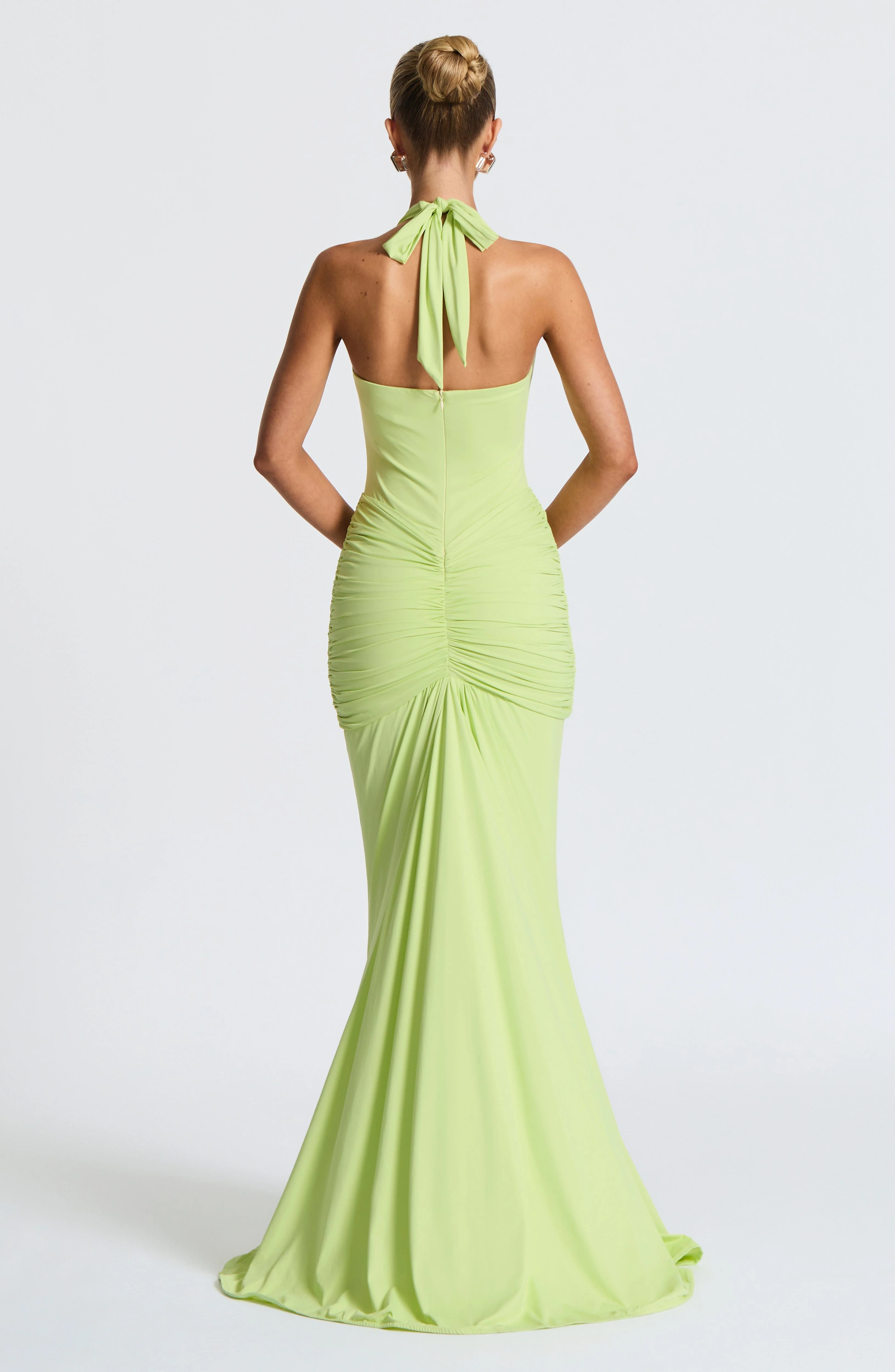 Rosetta Maxi Dress - Lime - Image 3