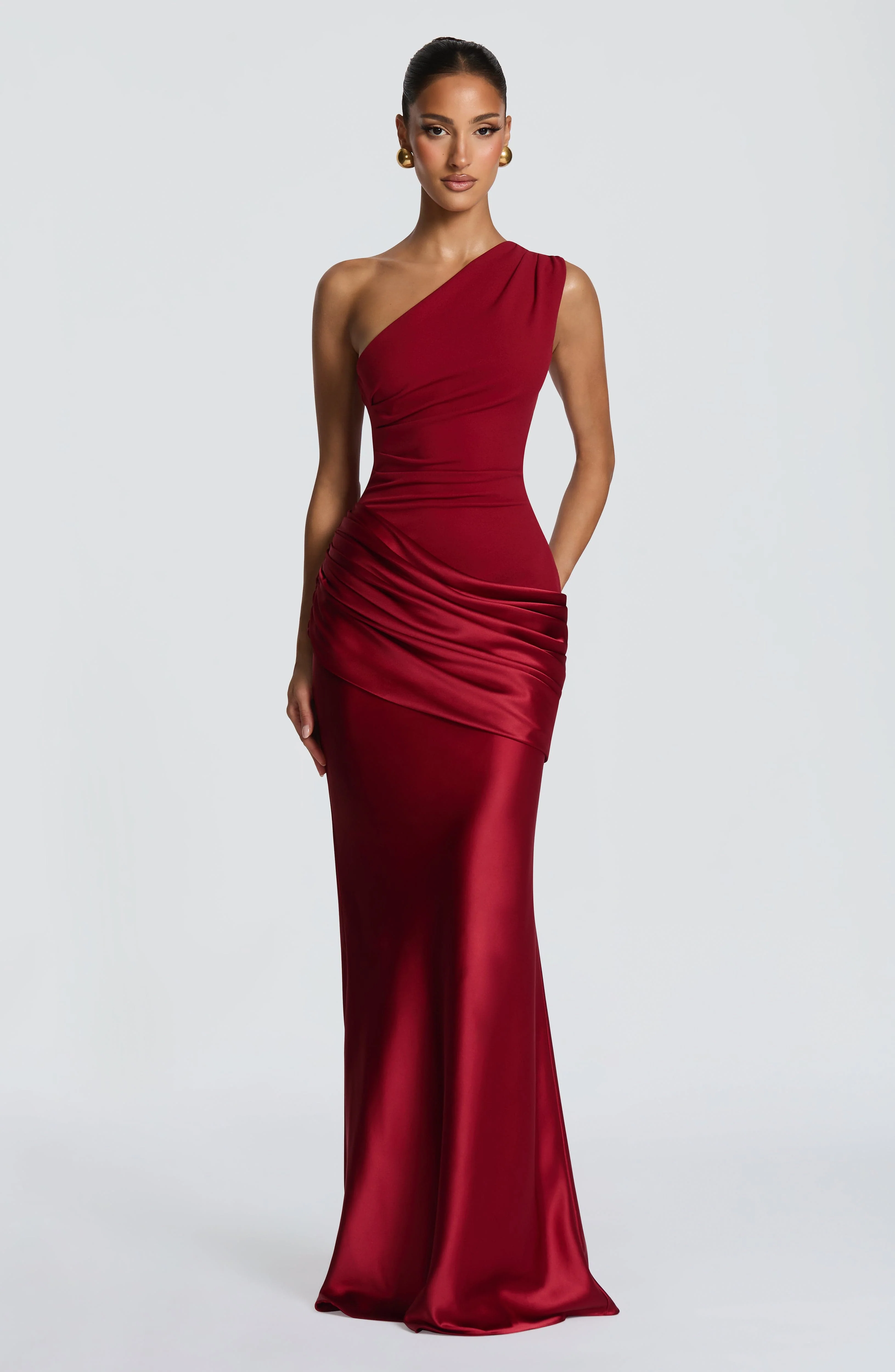 Sadona Maxi Dress - Deep Red - Image 7