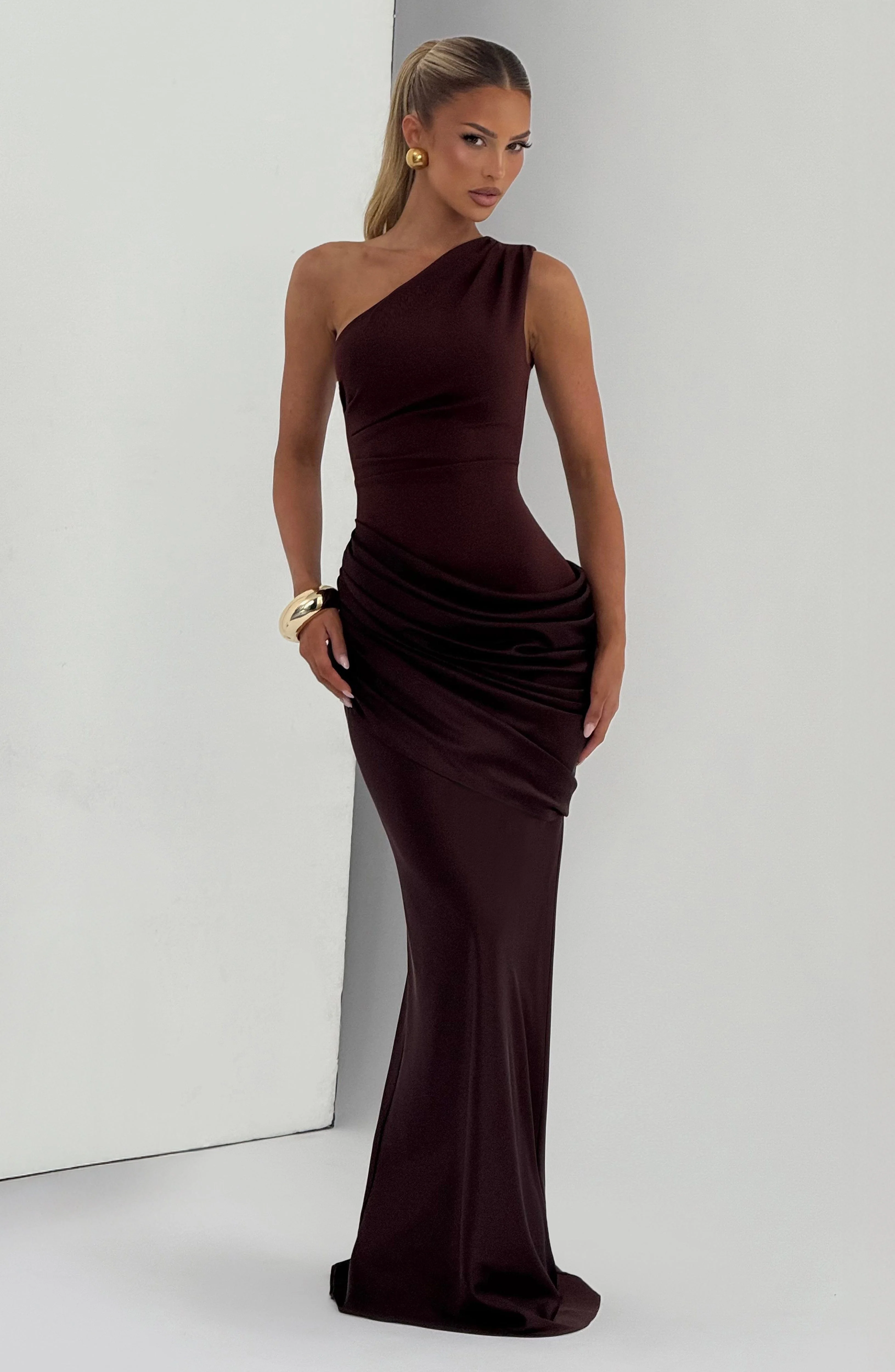 Sadona Maxi Dress - Plum Brown - Image 6