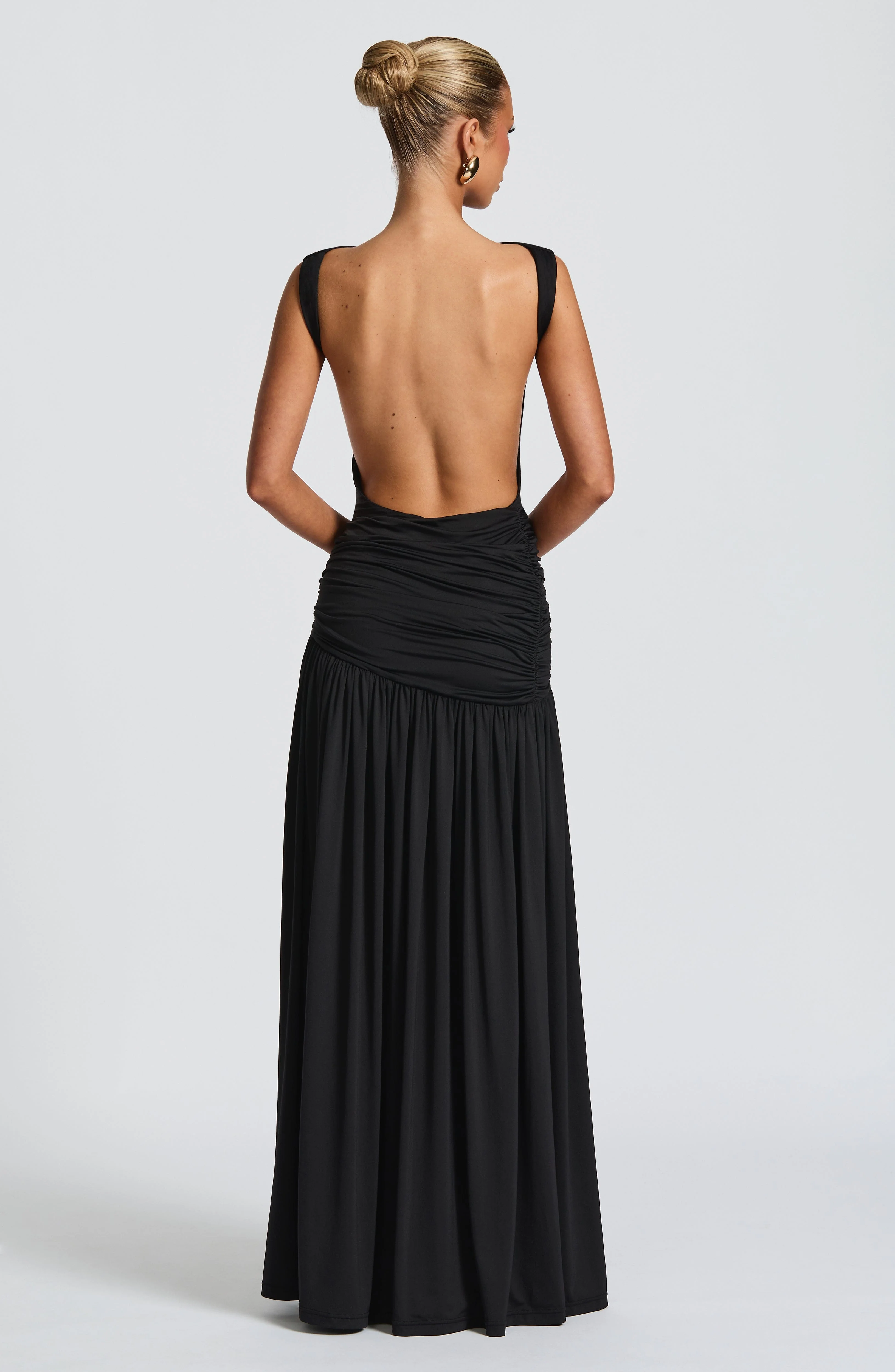 Saira Maxi Skirt - Black - Image 5