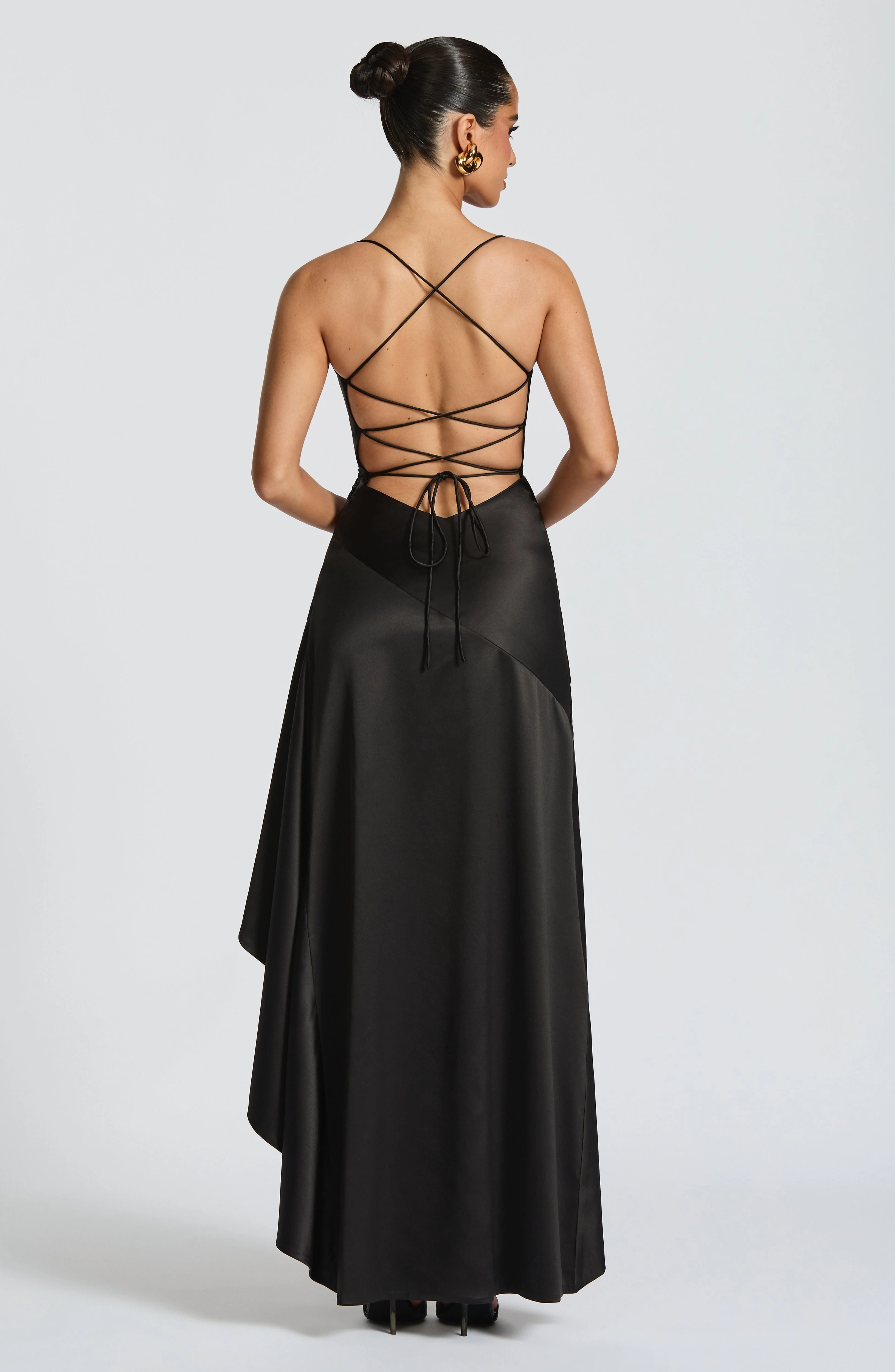Samira Maxi Dress - Black - Image 4