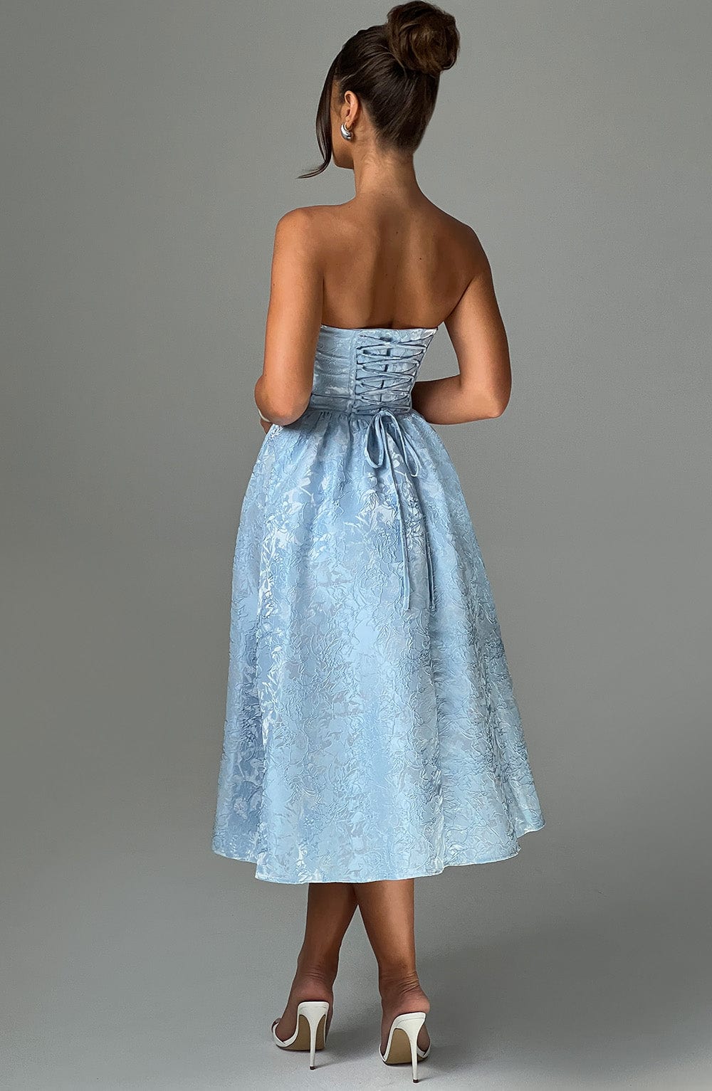 Saoirse Midi Dress - Blue - Image 5